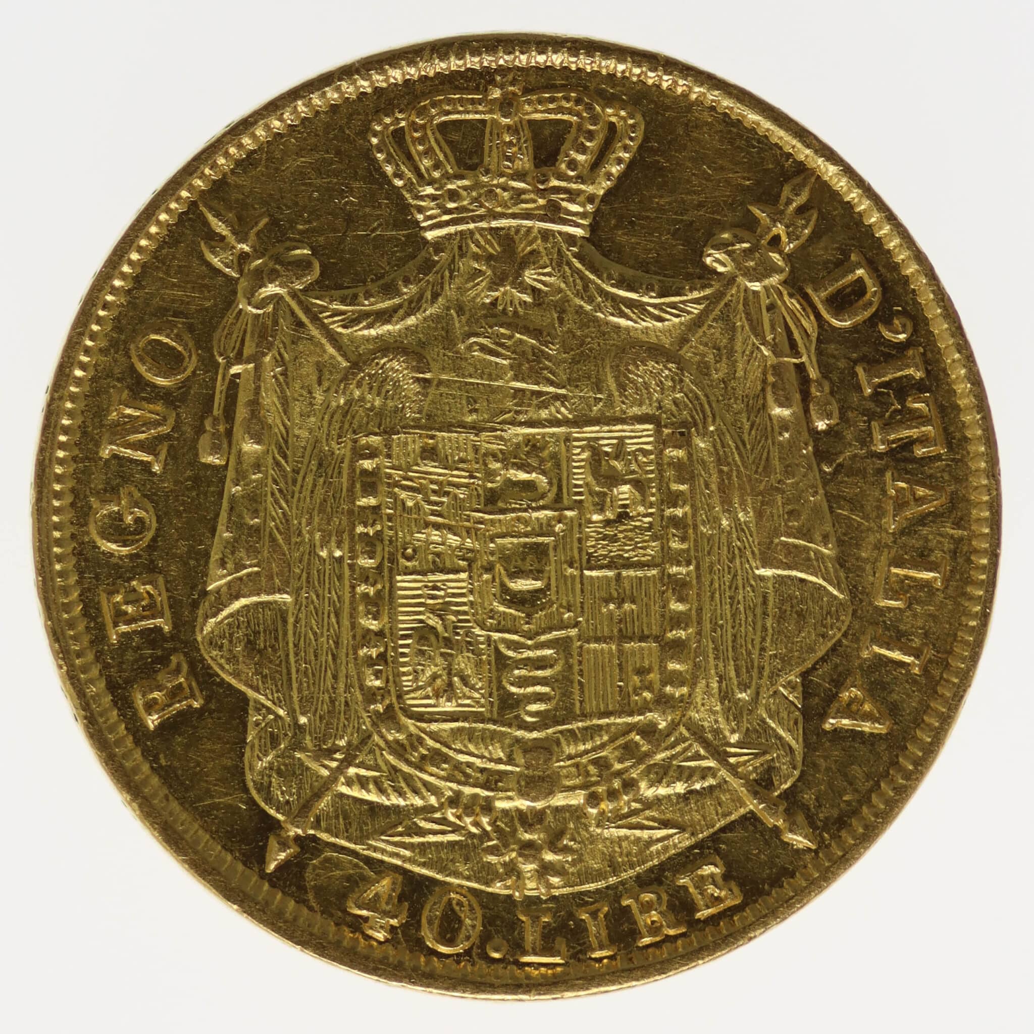 italien - Italien Napoleon I. 40 Lire 1812 M