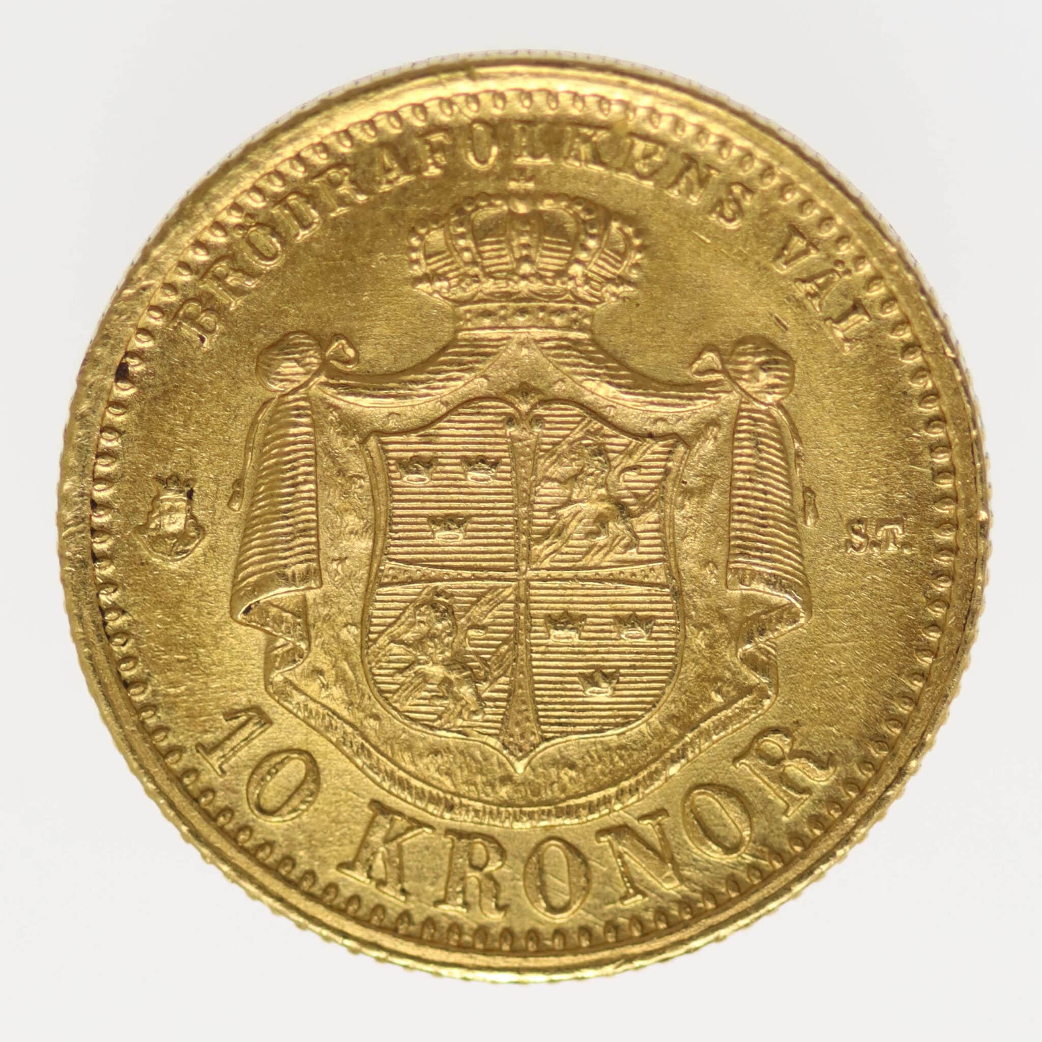 schweden - Schweden Oskar II. 10 Kronen 1876