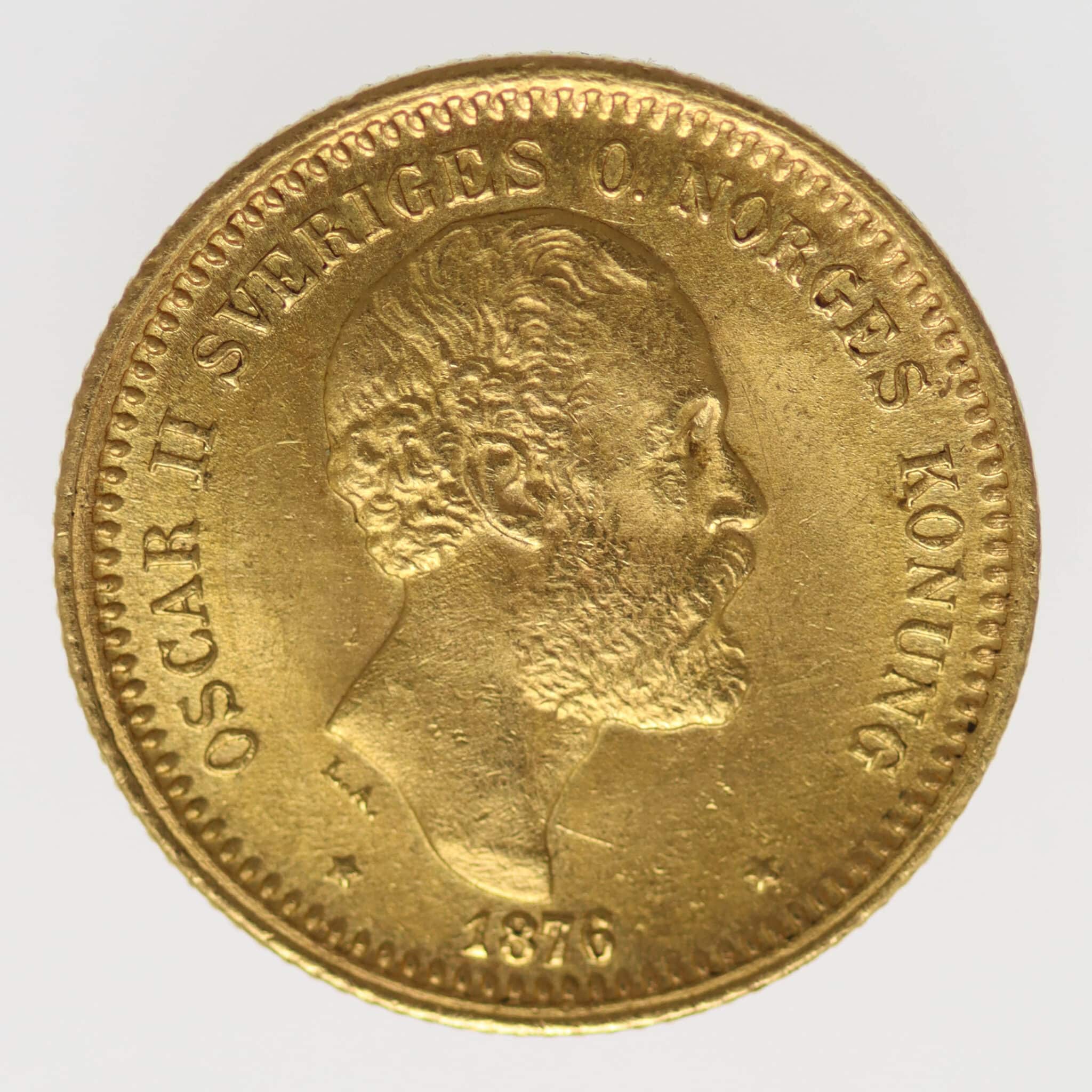 schweden - Schweden Oskar II. 10 Kronen 1876