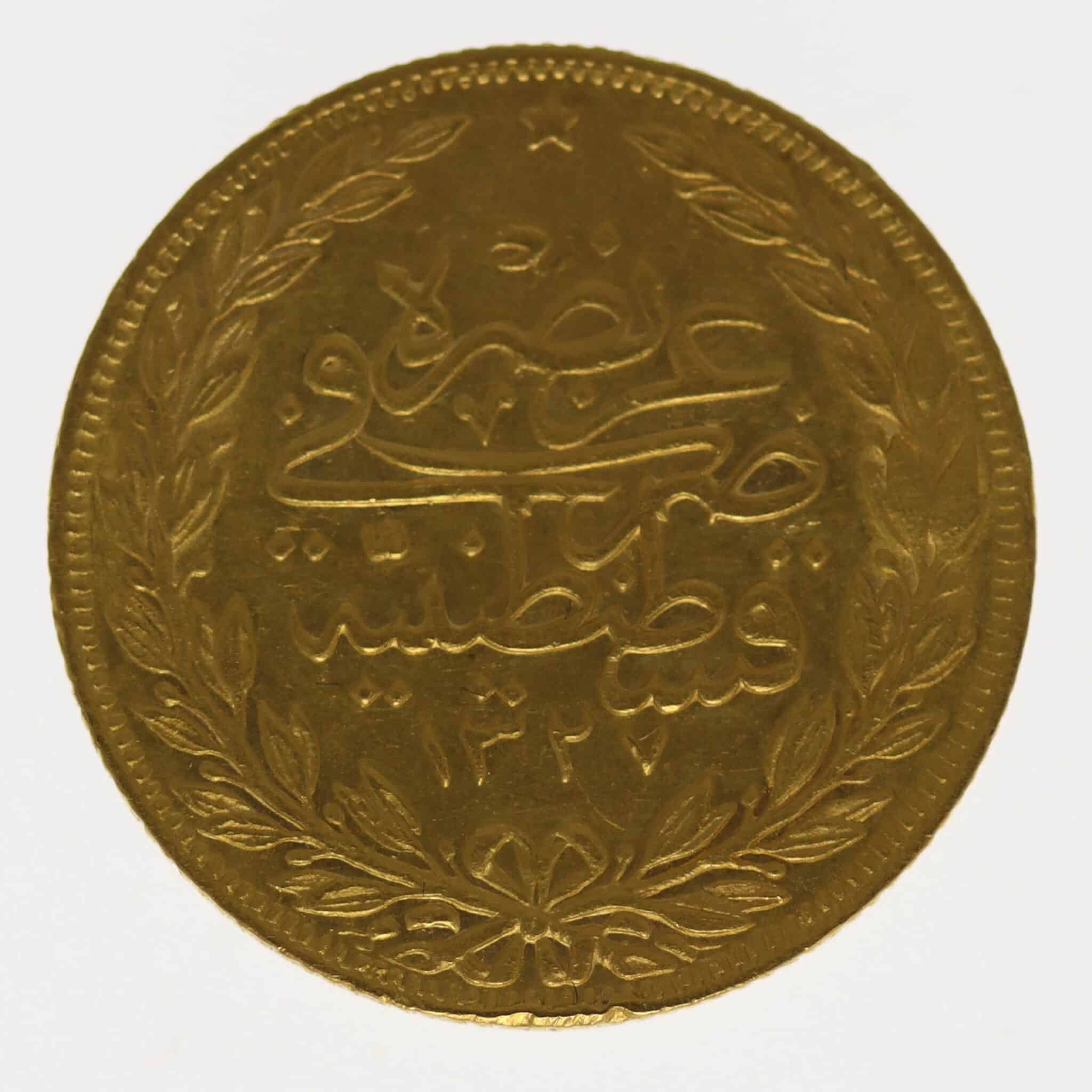 tuerkei - Türkei Muhammad V. 100 Kurush 1910
