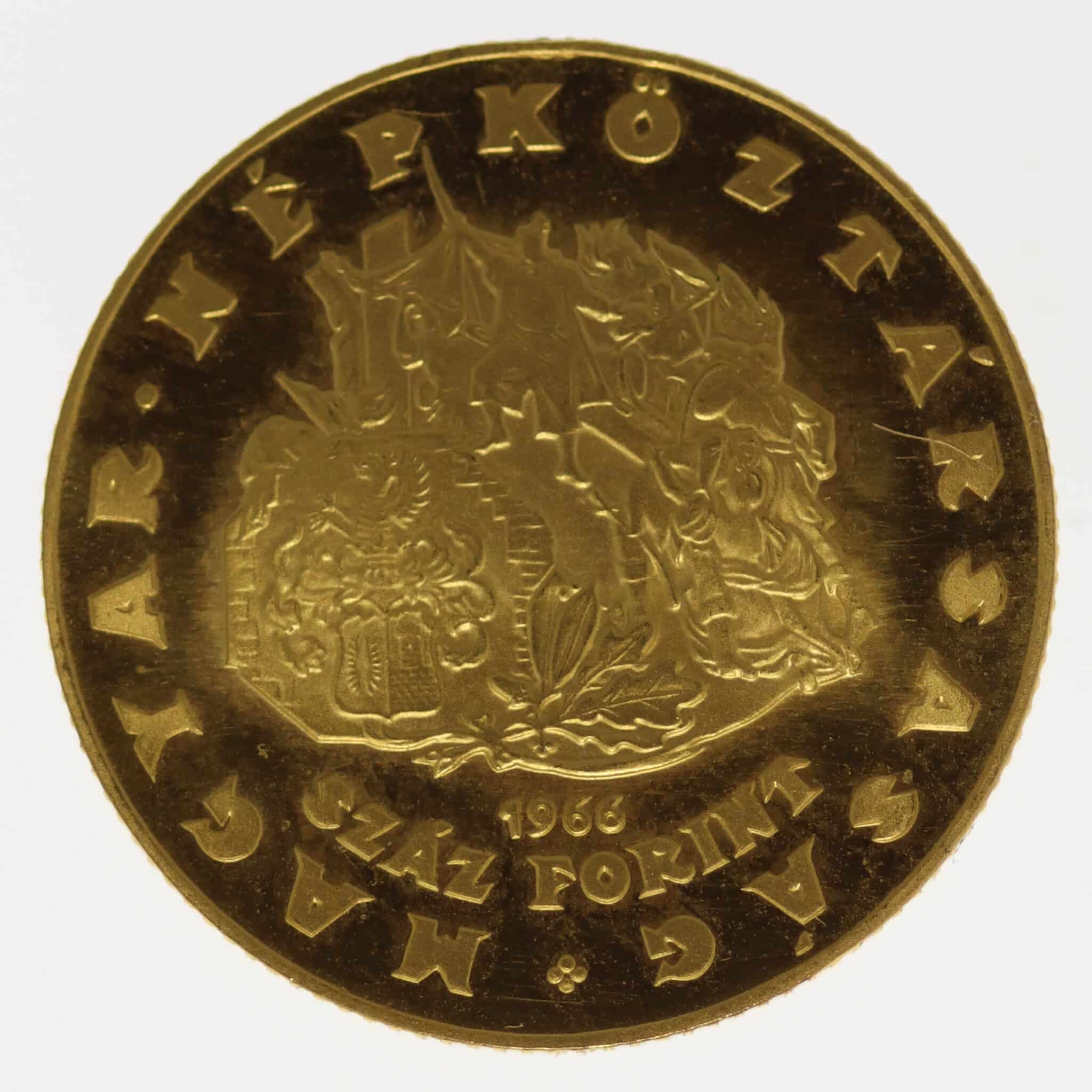 ungarn - Ungarn 100 Forint 1966