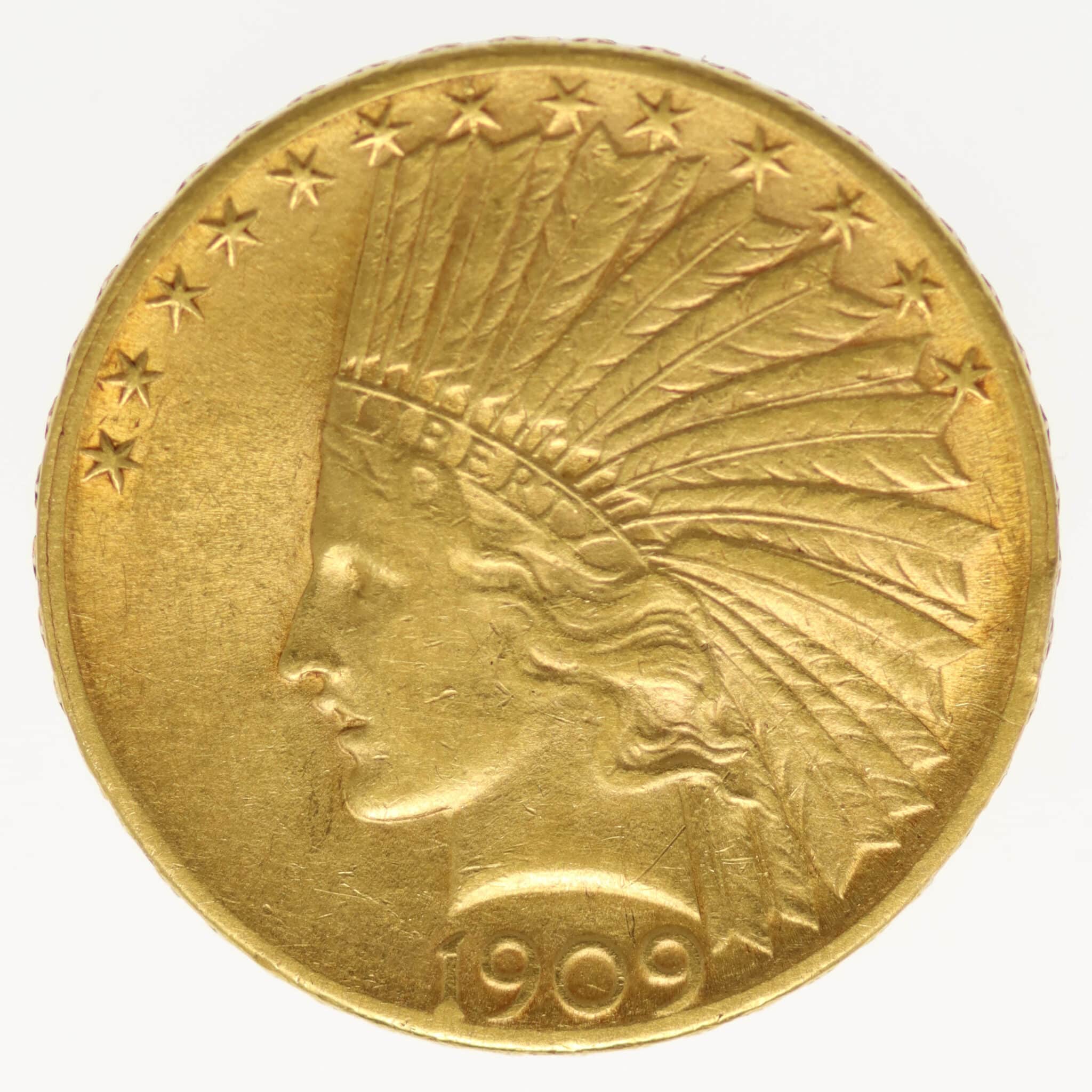 usa - USA 10 Dollars 1909 S Indianer