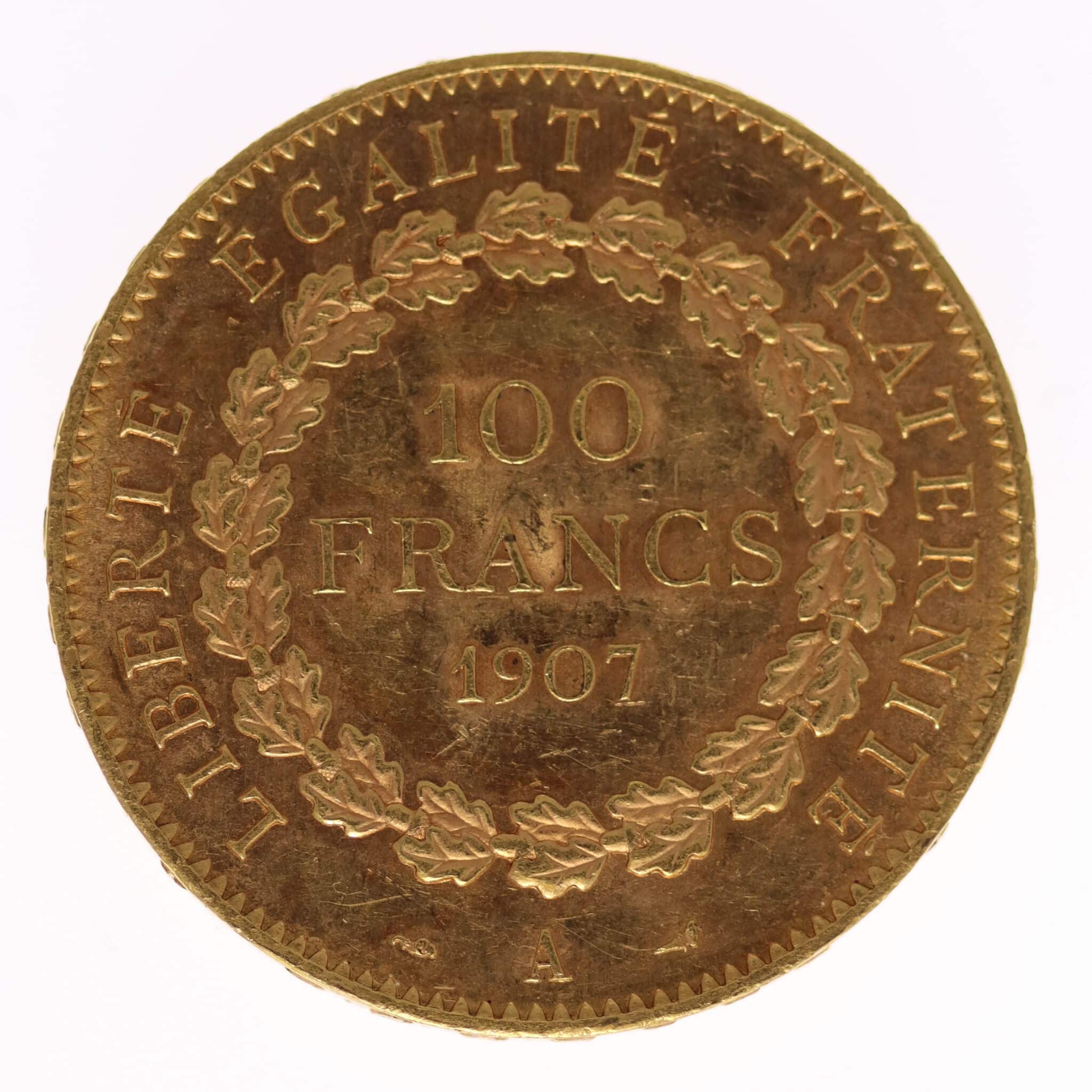 frankreich - Frankreich 100 Francs 1907 A