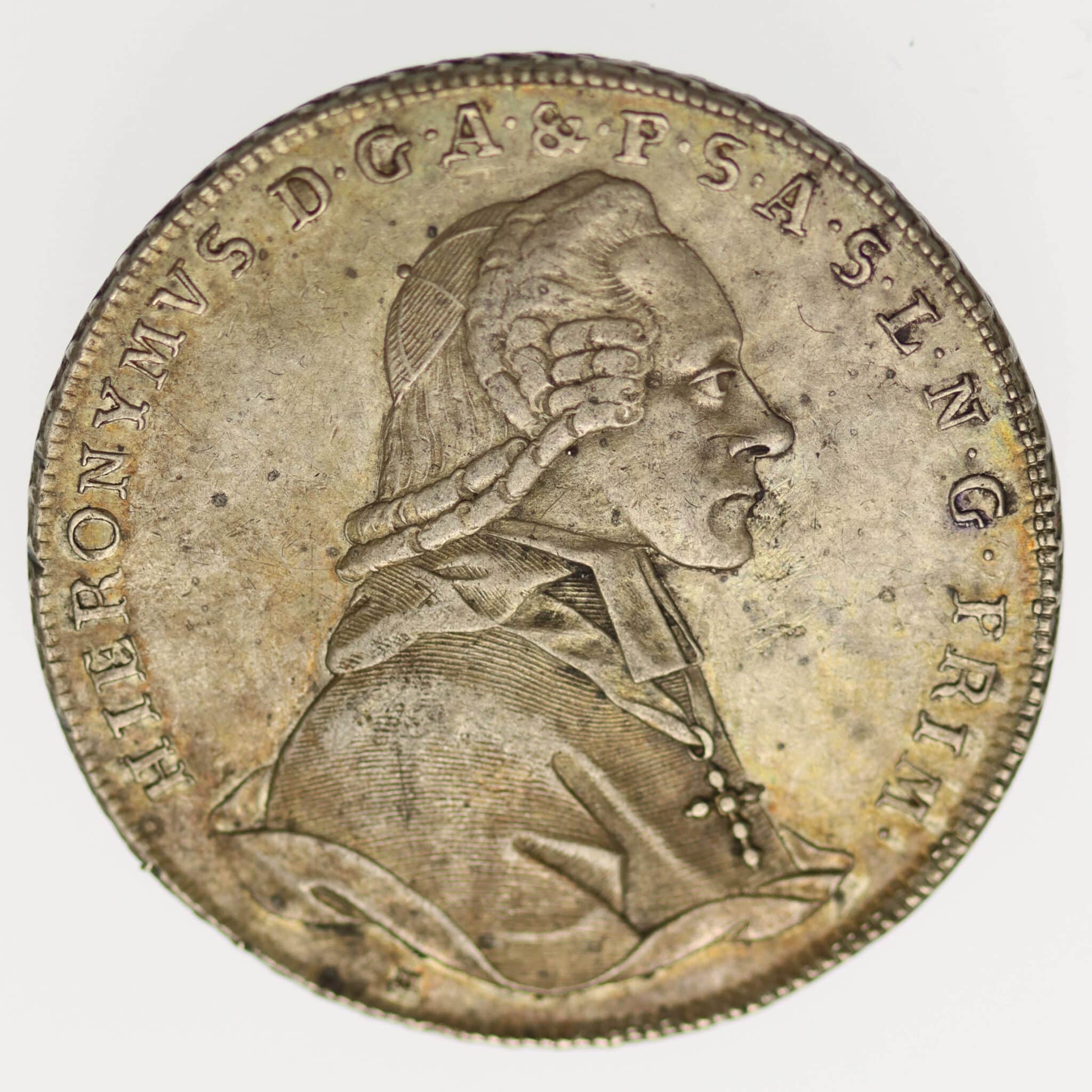 oesterreich-silbermuenzen-uebriges-europa - RDR Salzburg Hieronymus Graf von Colloredo Taler 1777