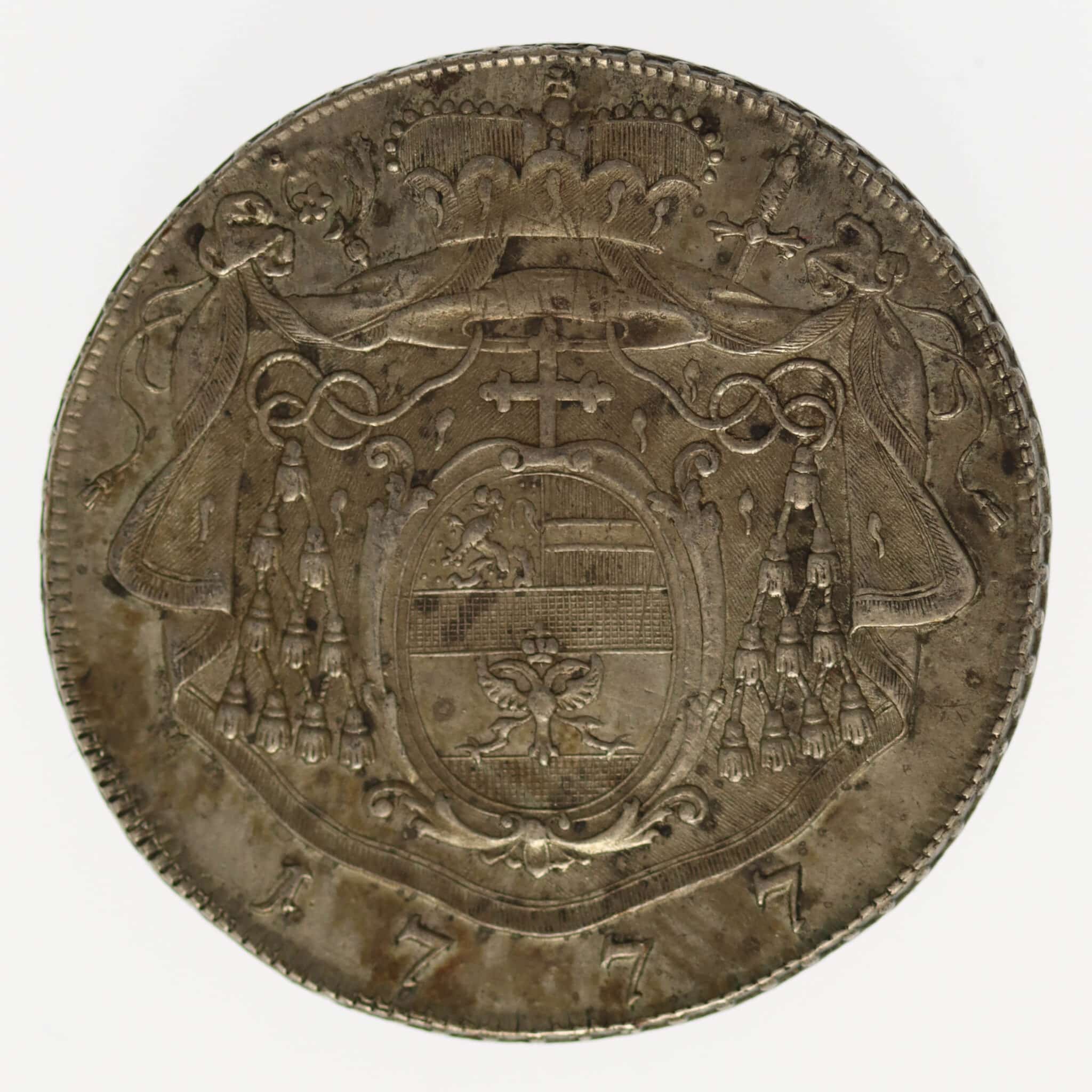 oesterreich-silbermuenzen-uebriges-europa - RDR Salzburg Hieronymus Graf von Colloredo Taler 1777
