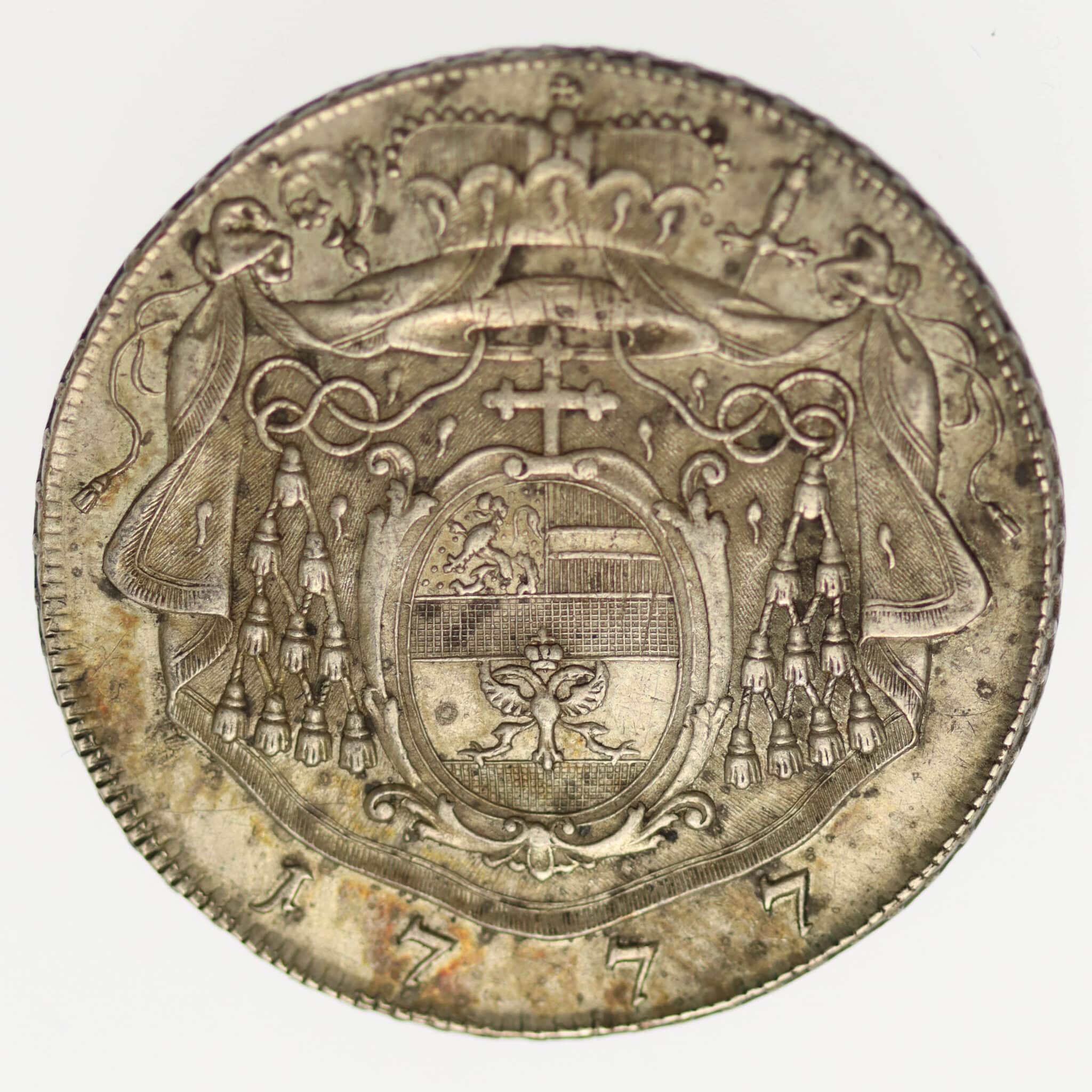 oesterreich-silbermuenzen-uebriges-europa - RDR Salzburg Hieronymus Graf von Colloredo Taler 1777