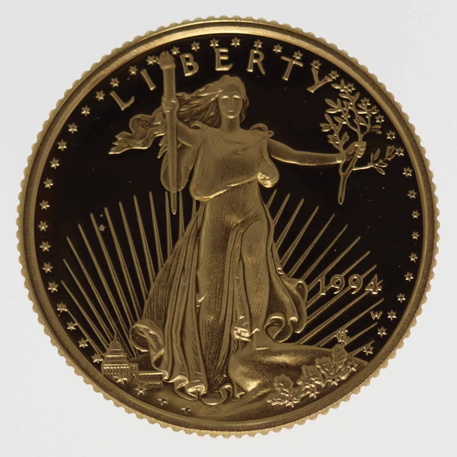 usa - USA 5 Dollars 1994 American Eagle proof