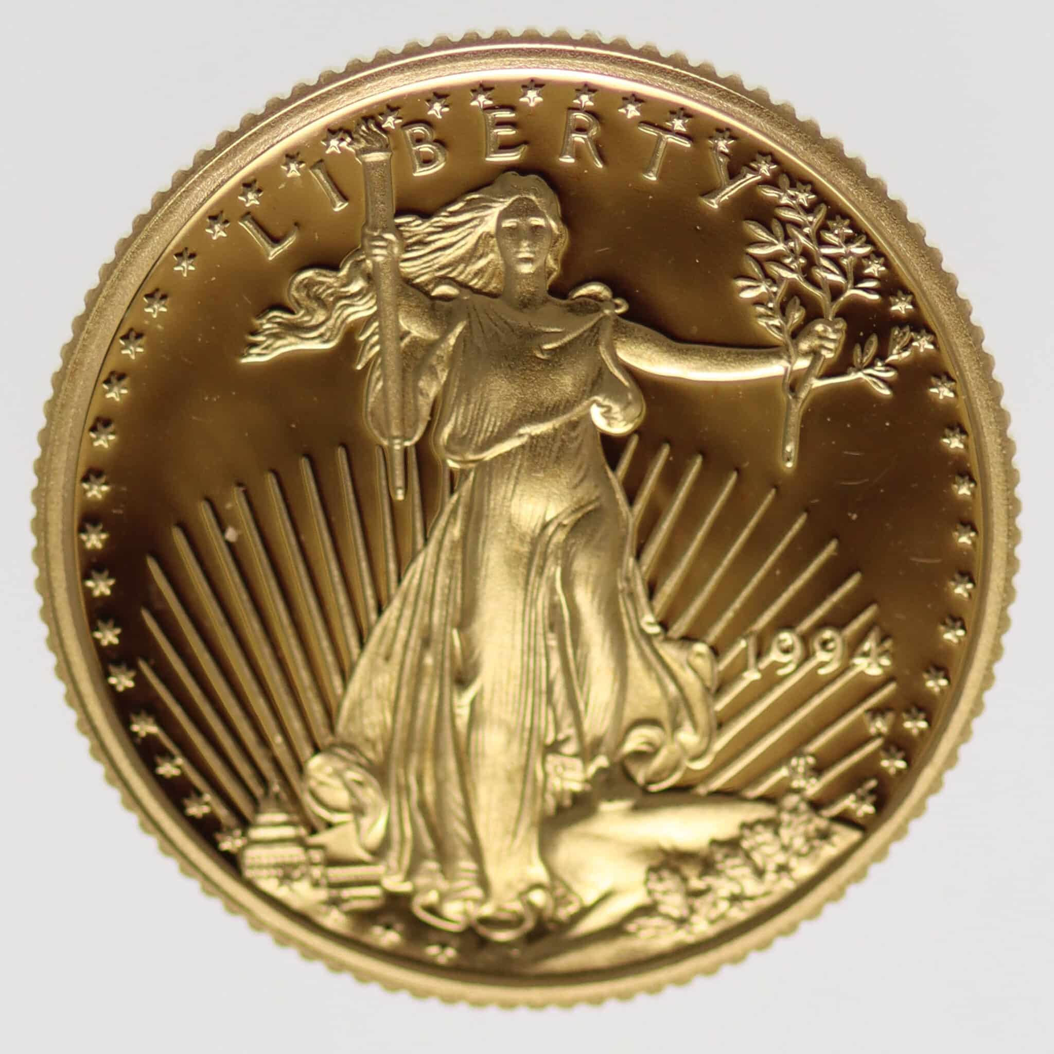 usa - USA 5 Dollars 1994 American Eagle proof