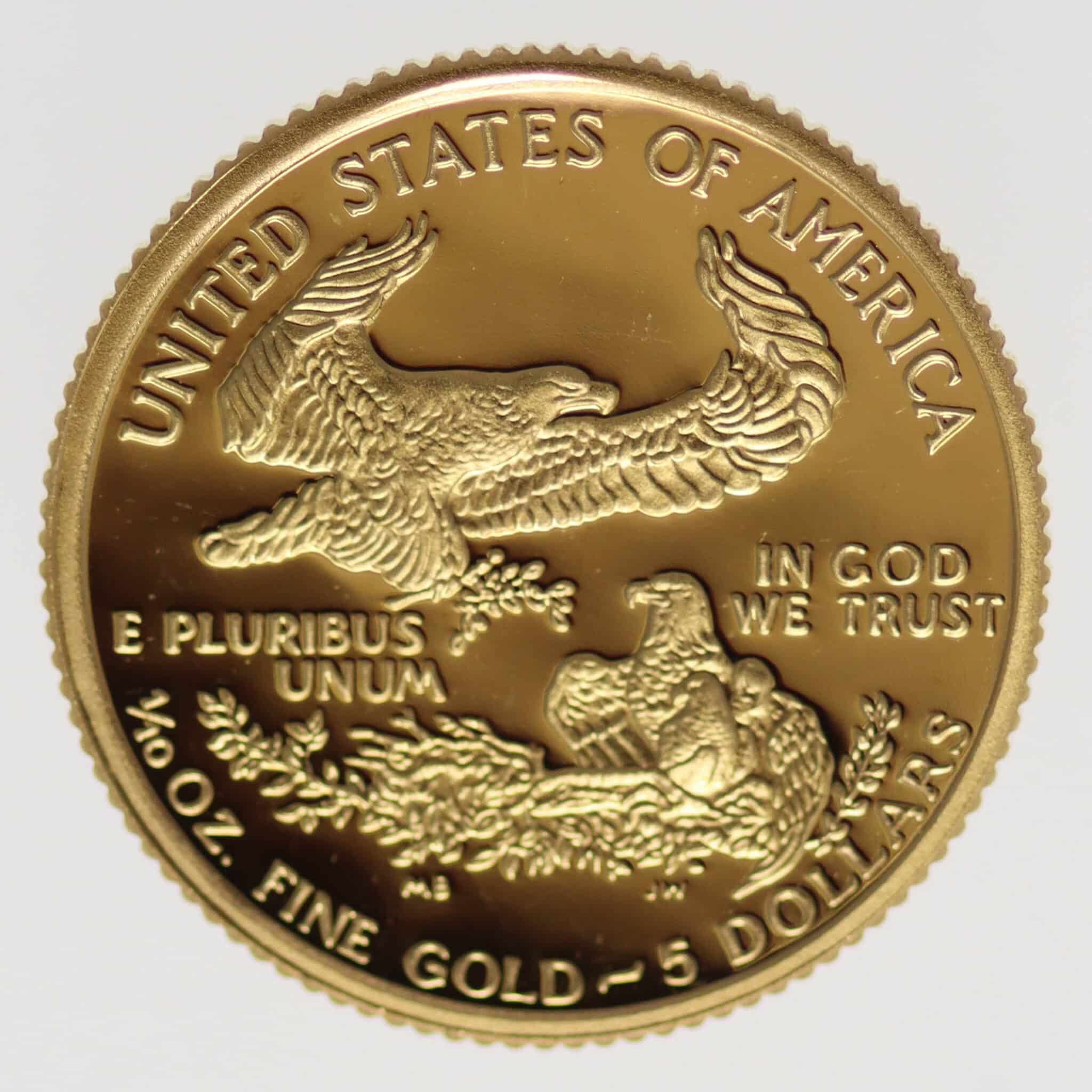 usa - USA 5 Dollars 1994 American Eagle proof