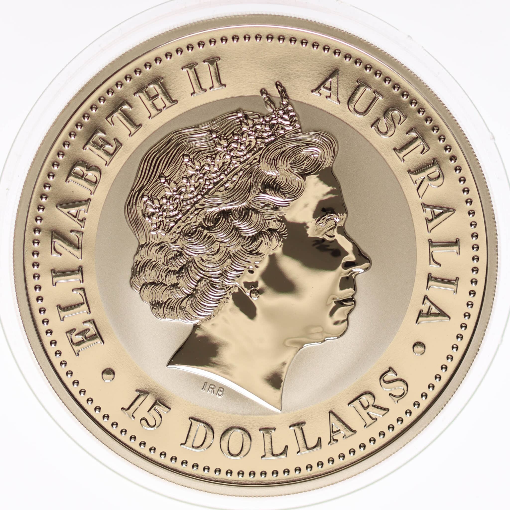 australien-silbermuenzen-uebrige-welt - Australien 15 Dollars 2004 Lunar I. 1/2 Kilogramm Silber