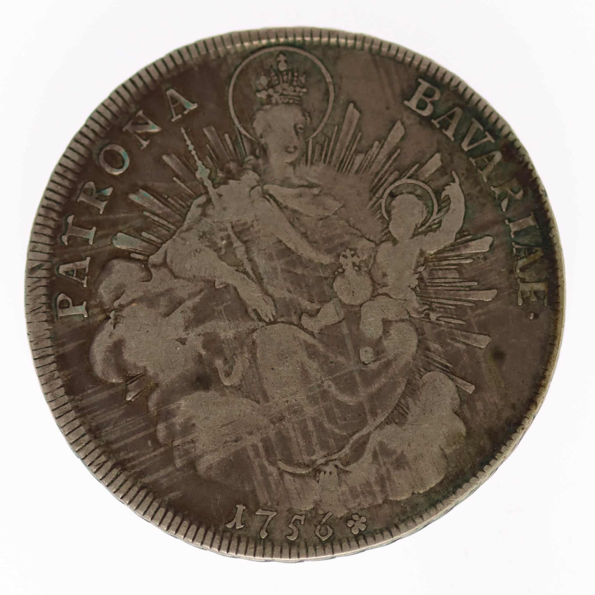 altdeutschland-deutsche-silbermuenzen - Bayern Maximilian III. Joseph Taler 1756