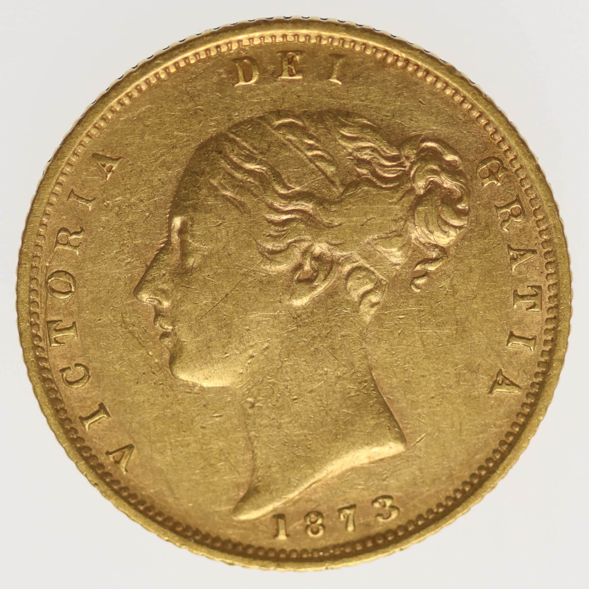 grossbritannien - Großbritannien Victoria 1/2 Sovereign 1873