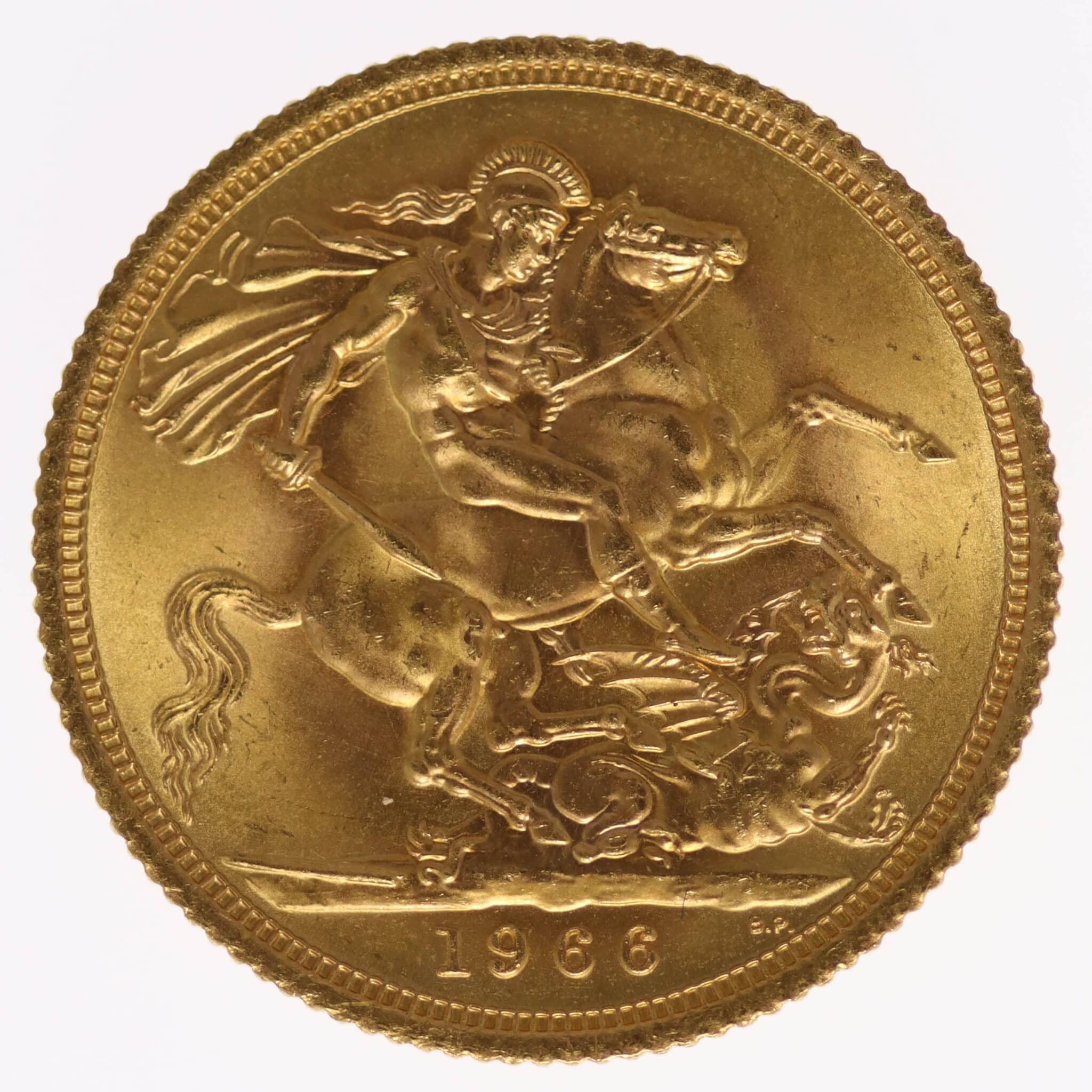 grossbritannien - Großbritannien Elisabeth II. Sovereign 1966