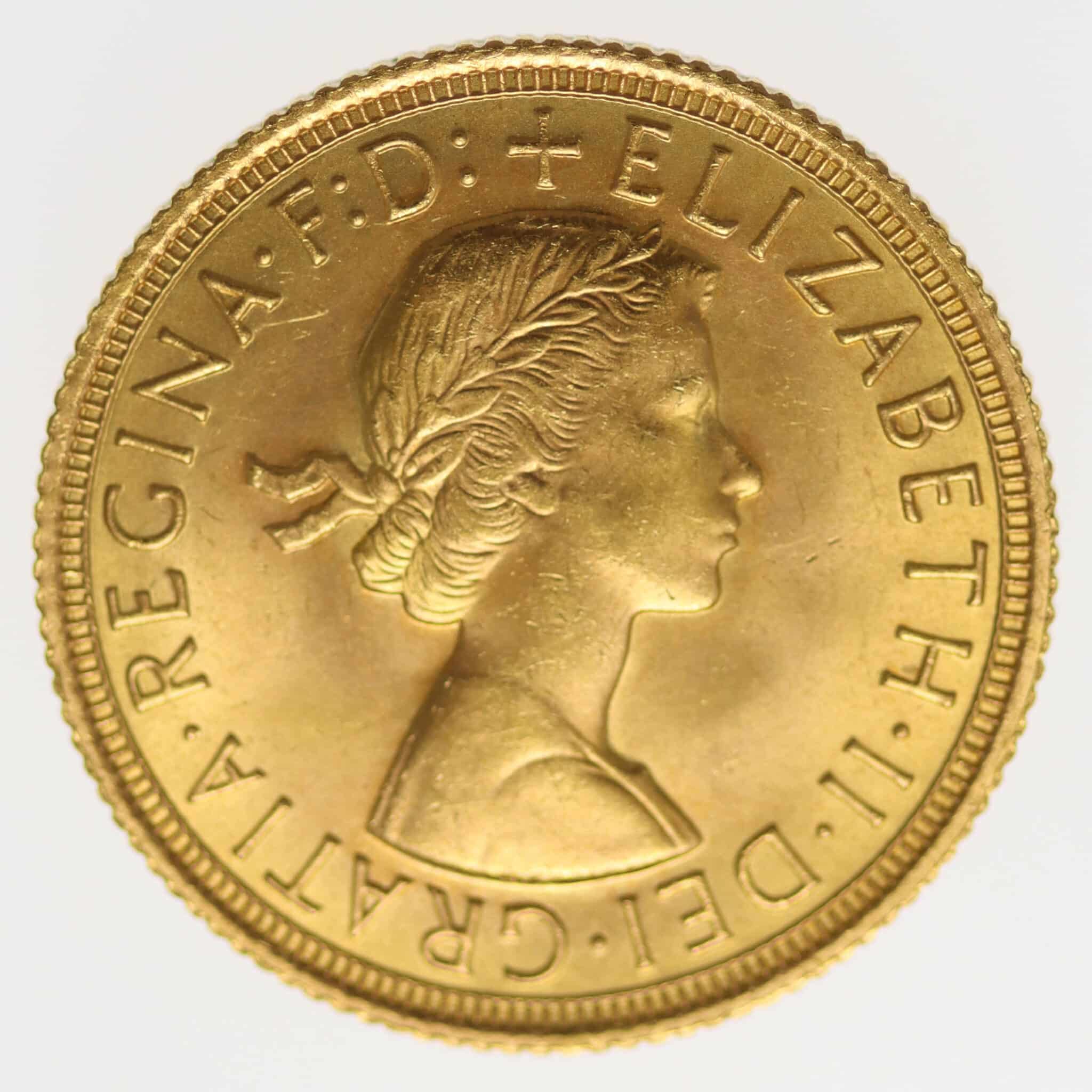 grossbritannien - Großbritannien Elisabeth II. Sovereign 1966