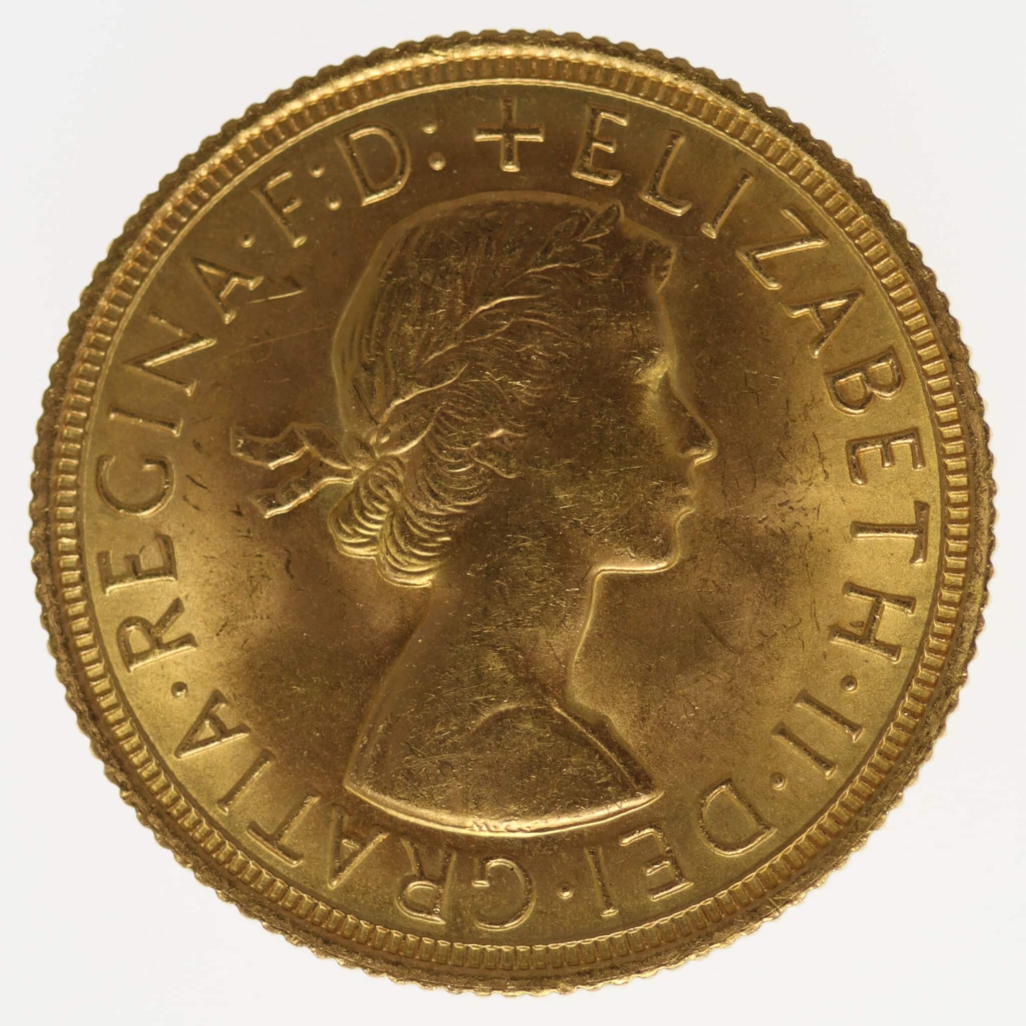 grossbritannien - Großbritannien Elisabeth II. Sovereign 1966