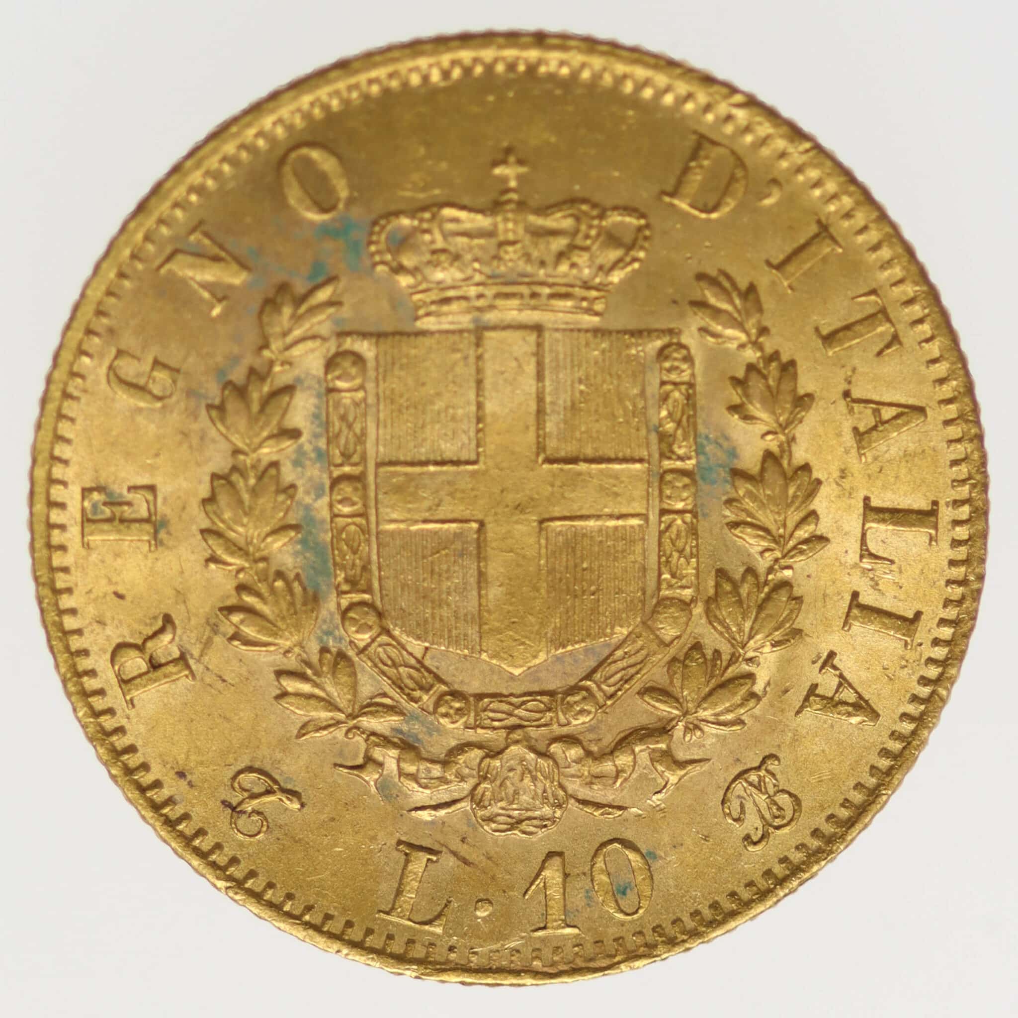 italien - Italien Vittorio Emanuele II. 10 Lire 1863