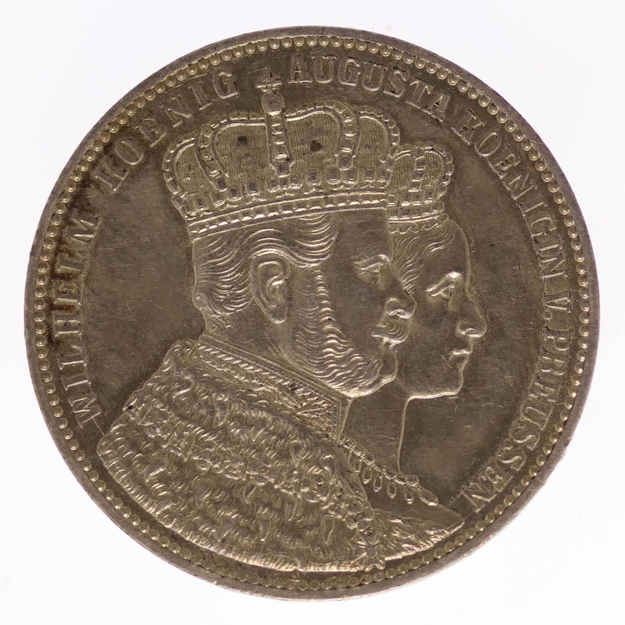 altdeutschland-deutsche-silbermuenzen - Preussen Wilhelm I. Vereinstaler 1861