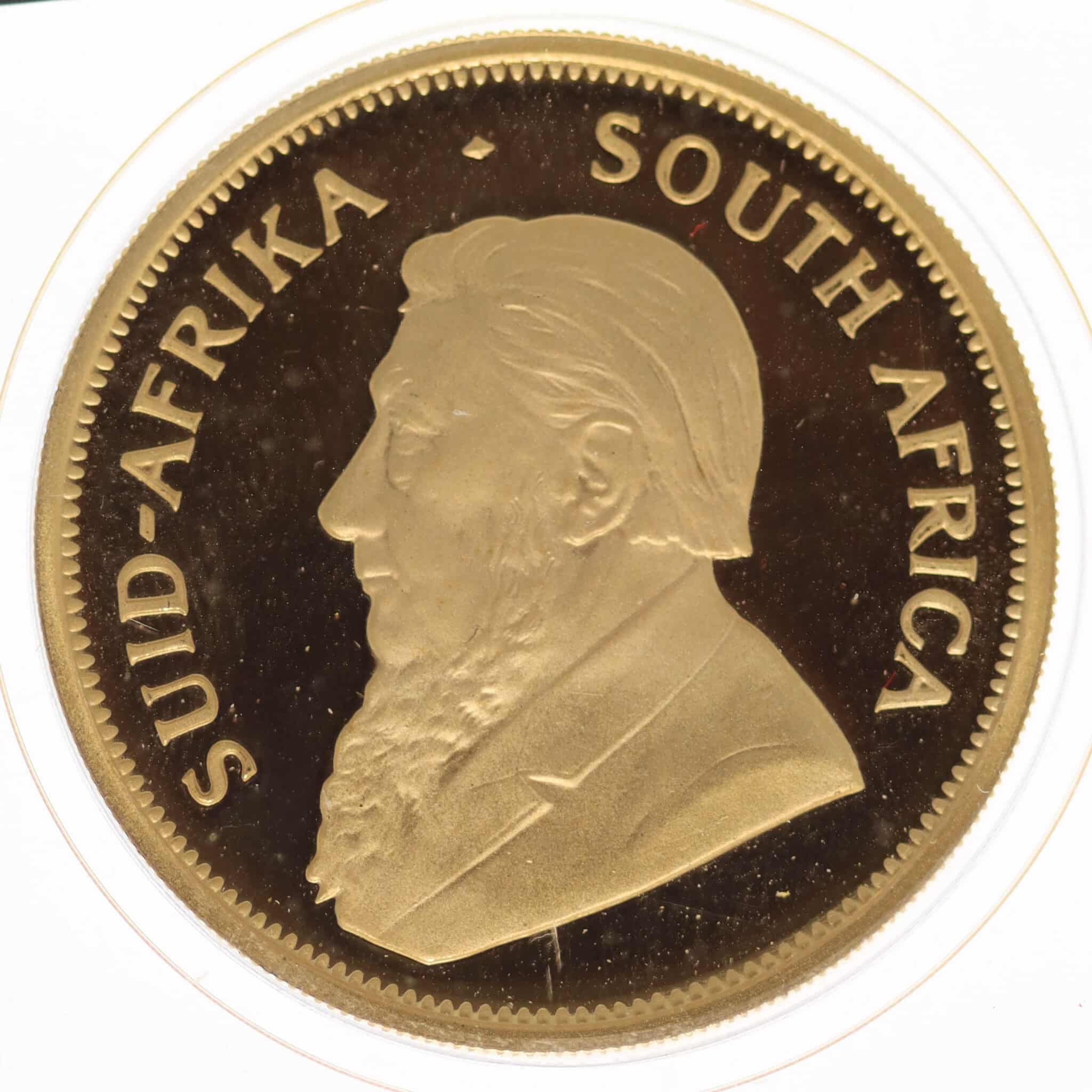 suedafrika - Südafrika Krügerrand 1 Unze 1980 proof