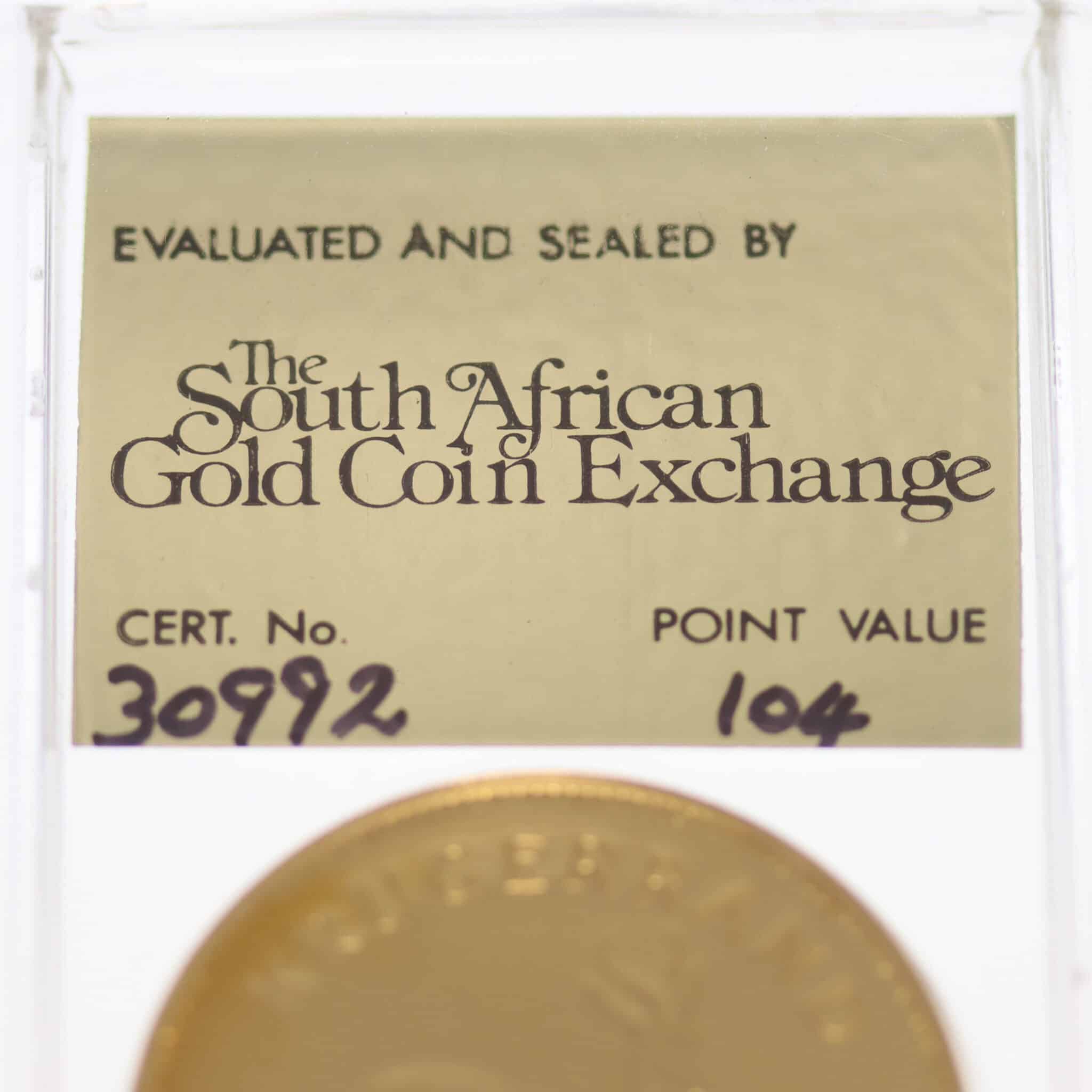 suedafrika - Südafrika Krügerrand 1 Unze 1980 proof