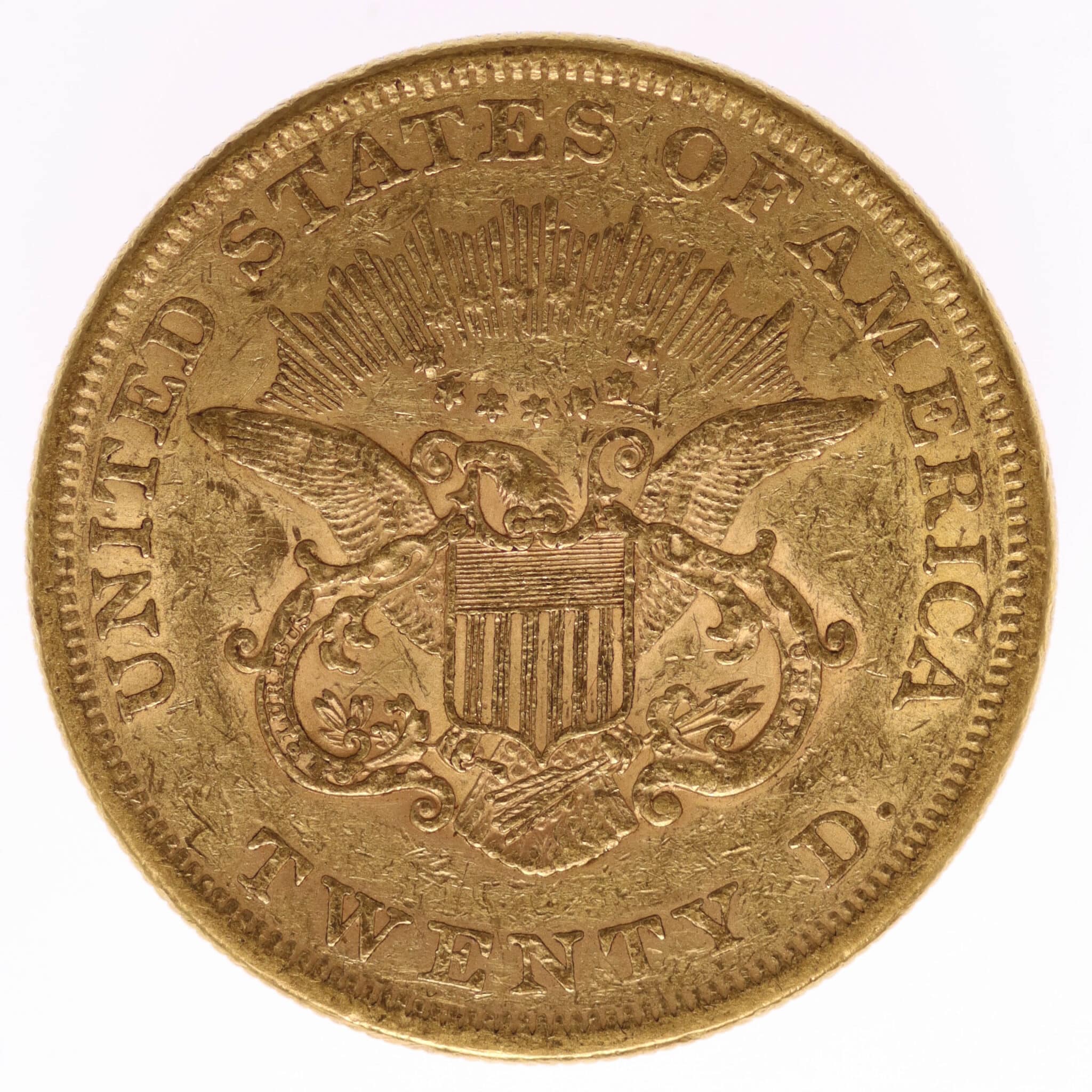 usa - USA 20 Dollars 1852 Liberty / Kopf