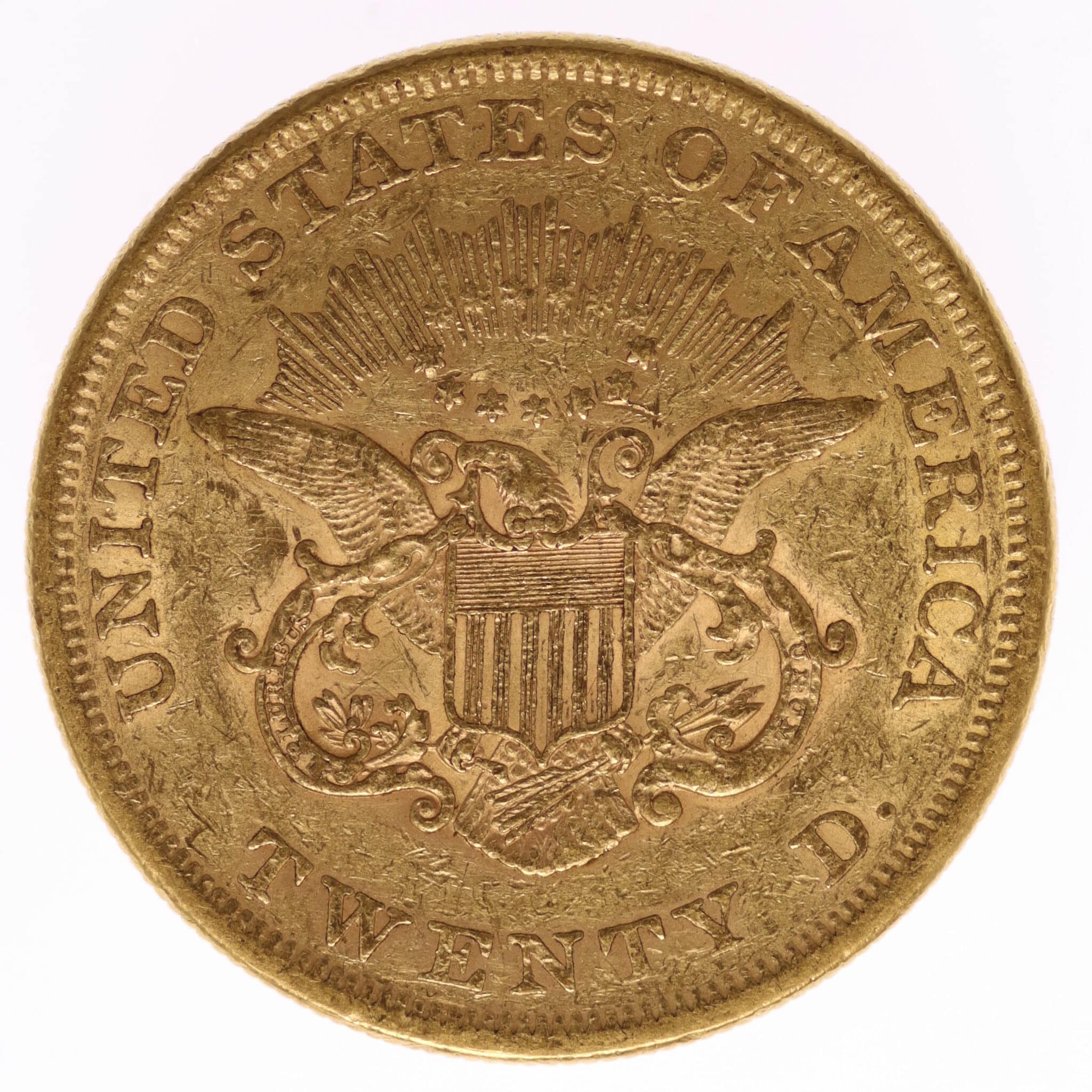 usa - USA 20 Dollars 1852 Liberty / Kopf