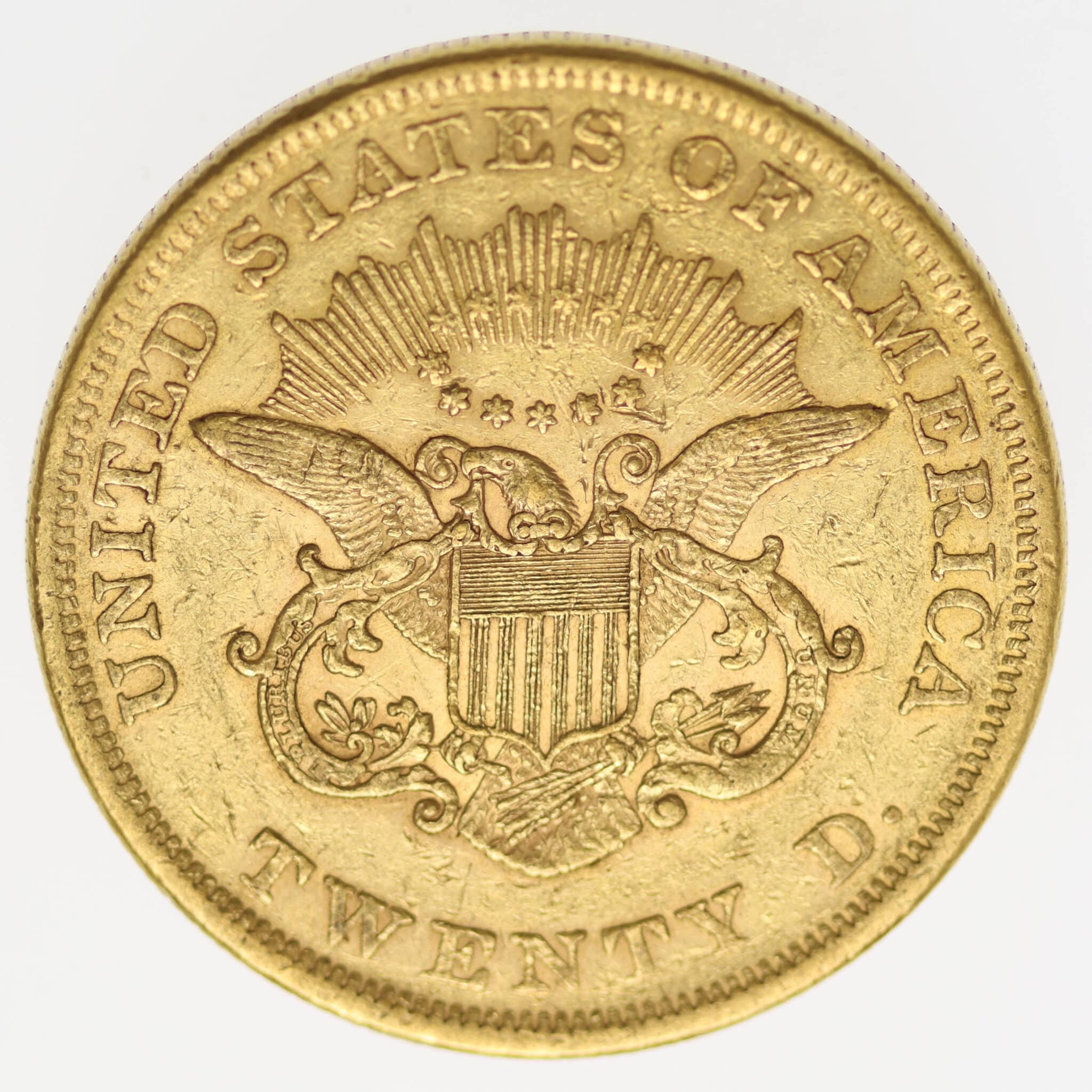 usa - USA 20 Dollars 1852 Liberty / Kopf