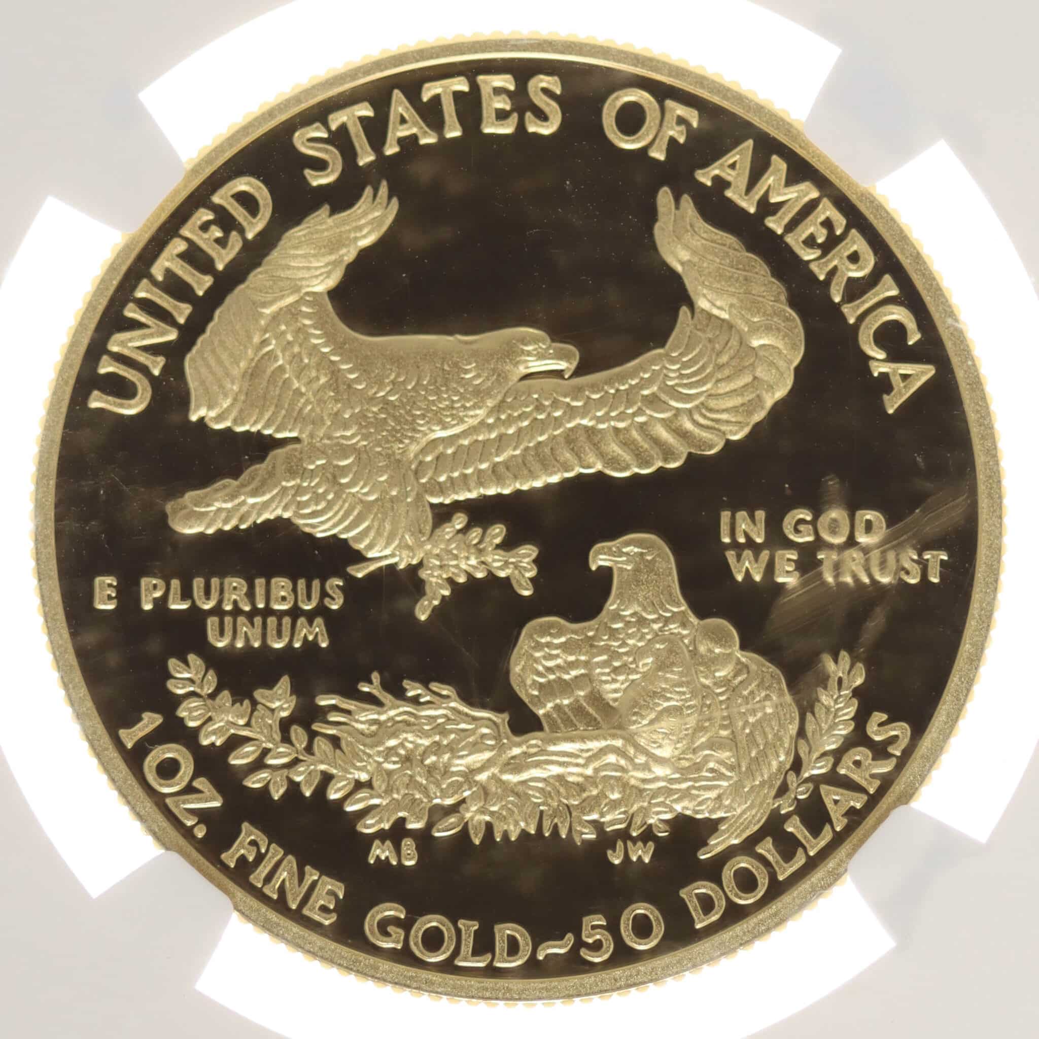 usa - USA 50 Dollars 2015 American Eagle proof
