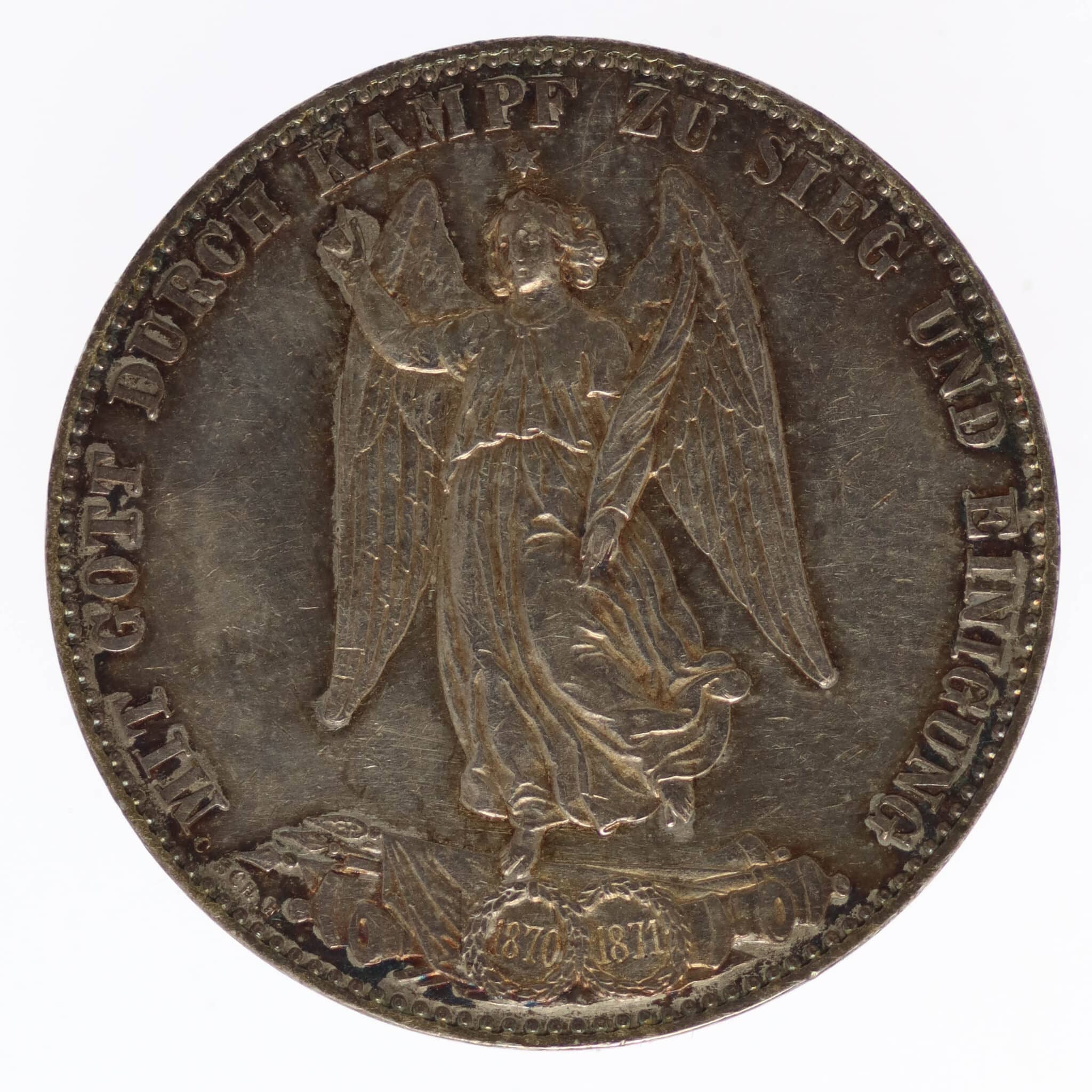 altdeutschland-deutsche-silbermuenzen - Württemberg Karl Vereinstaler 1871