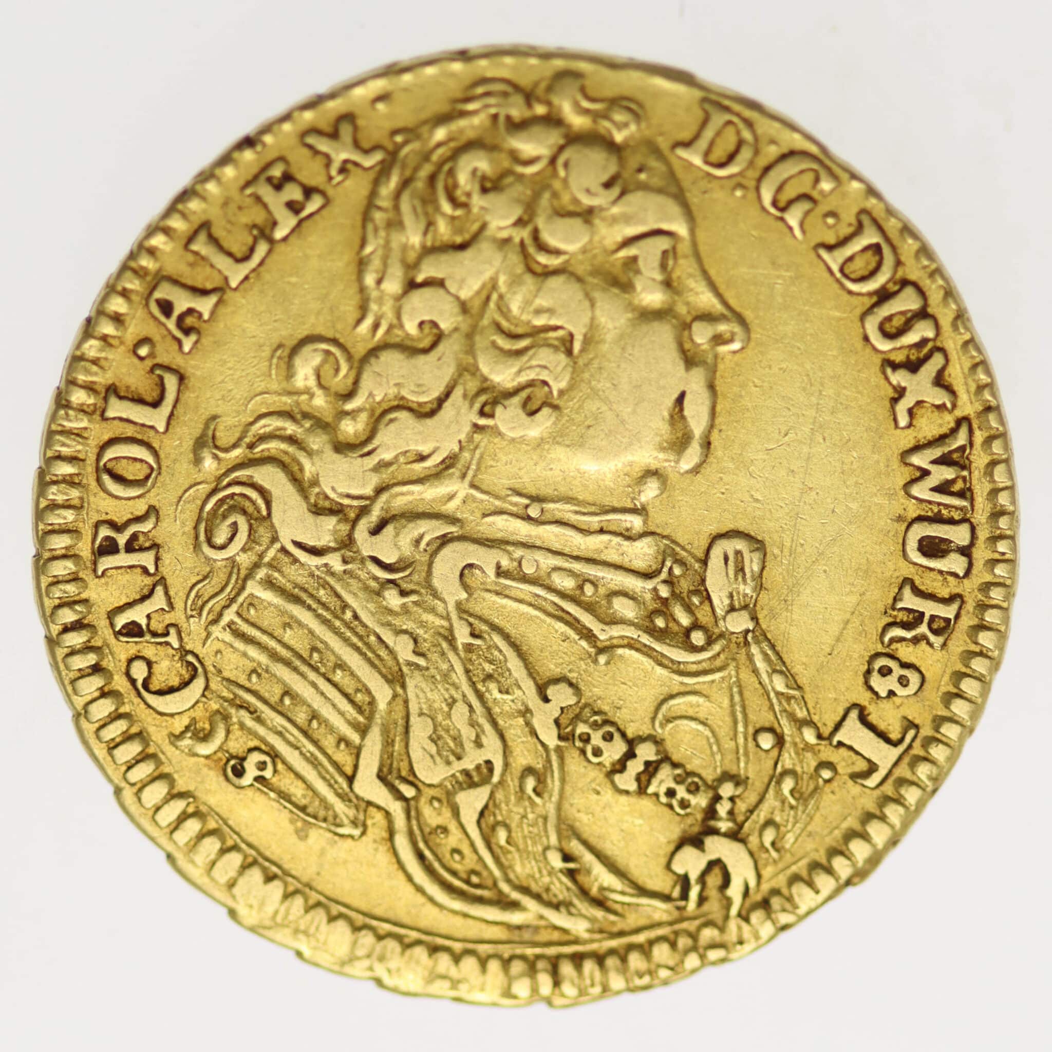 altdeutschland - Württemberg Karl Alexander 1/2 Karolin 1735