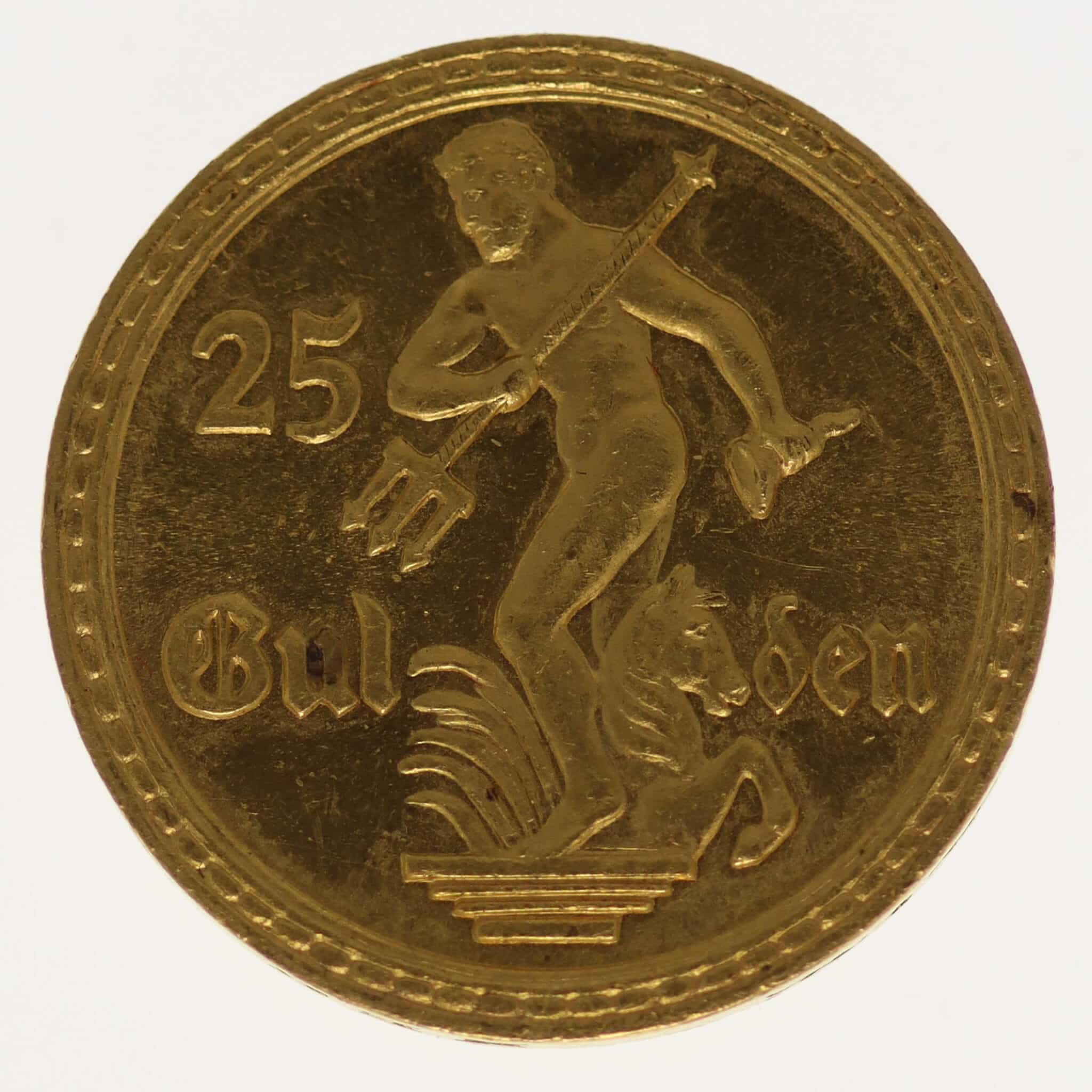 polen - Polen Danzig Freie Stadt 25 Gulden 1930