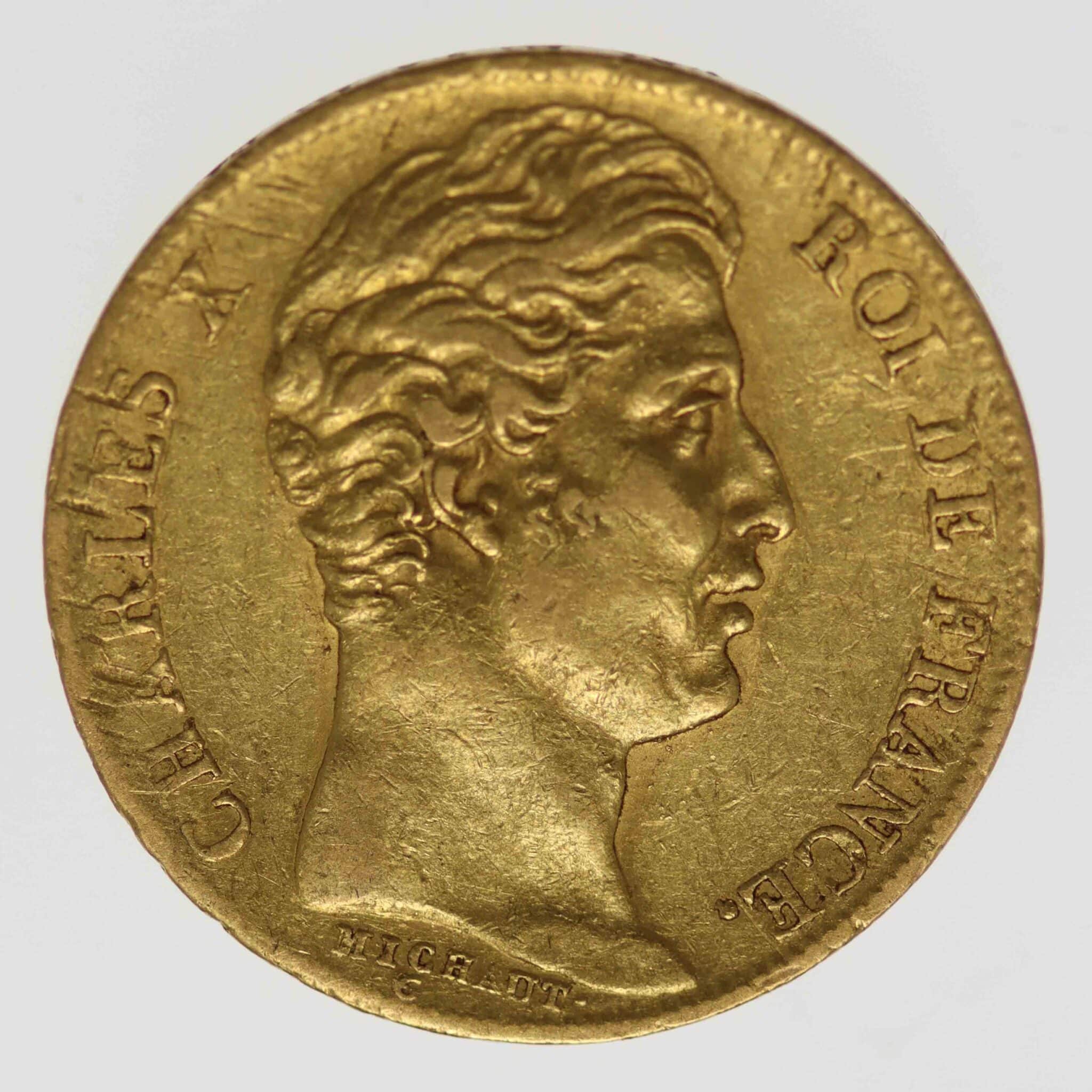 frankreich - Frankreich Charles X. 20 Francs 1828 A