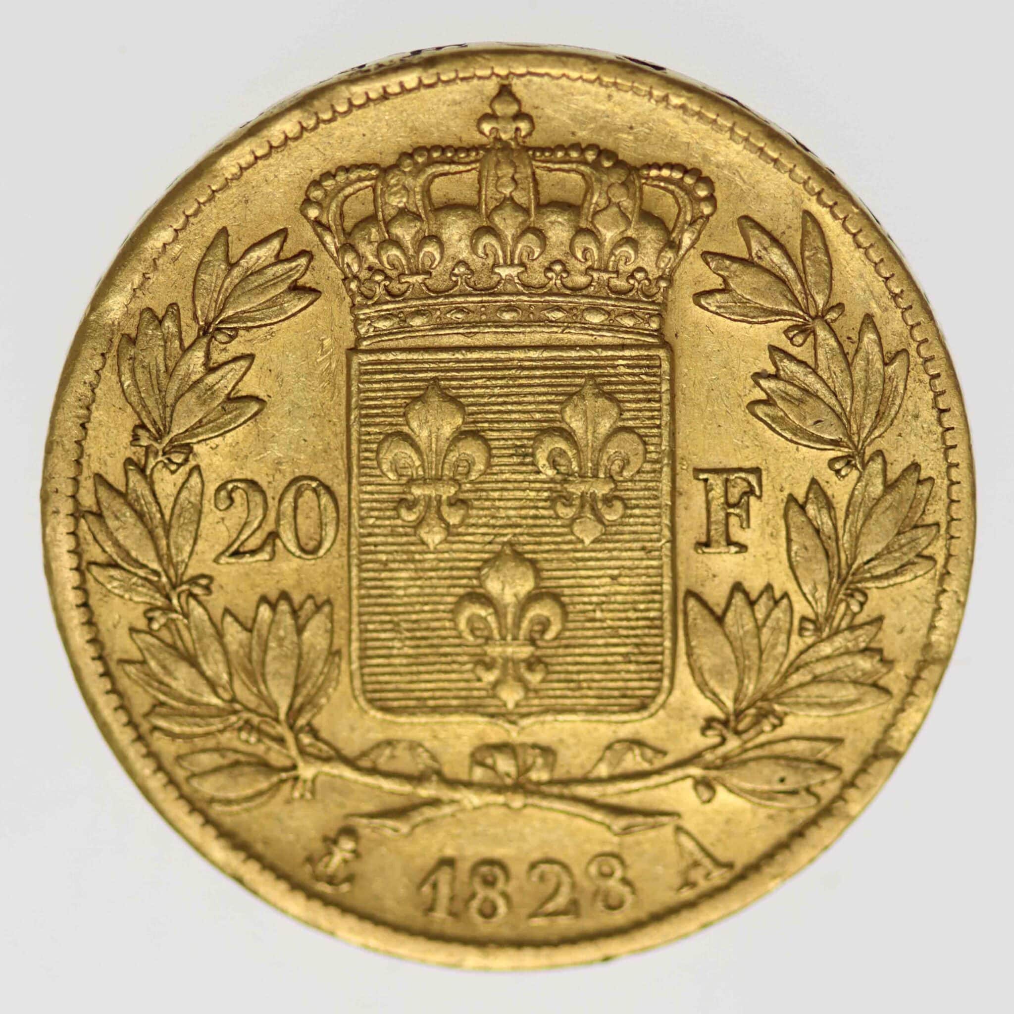 frankreich - Frankreich Charles X. 20 Francs 1828 A