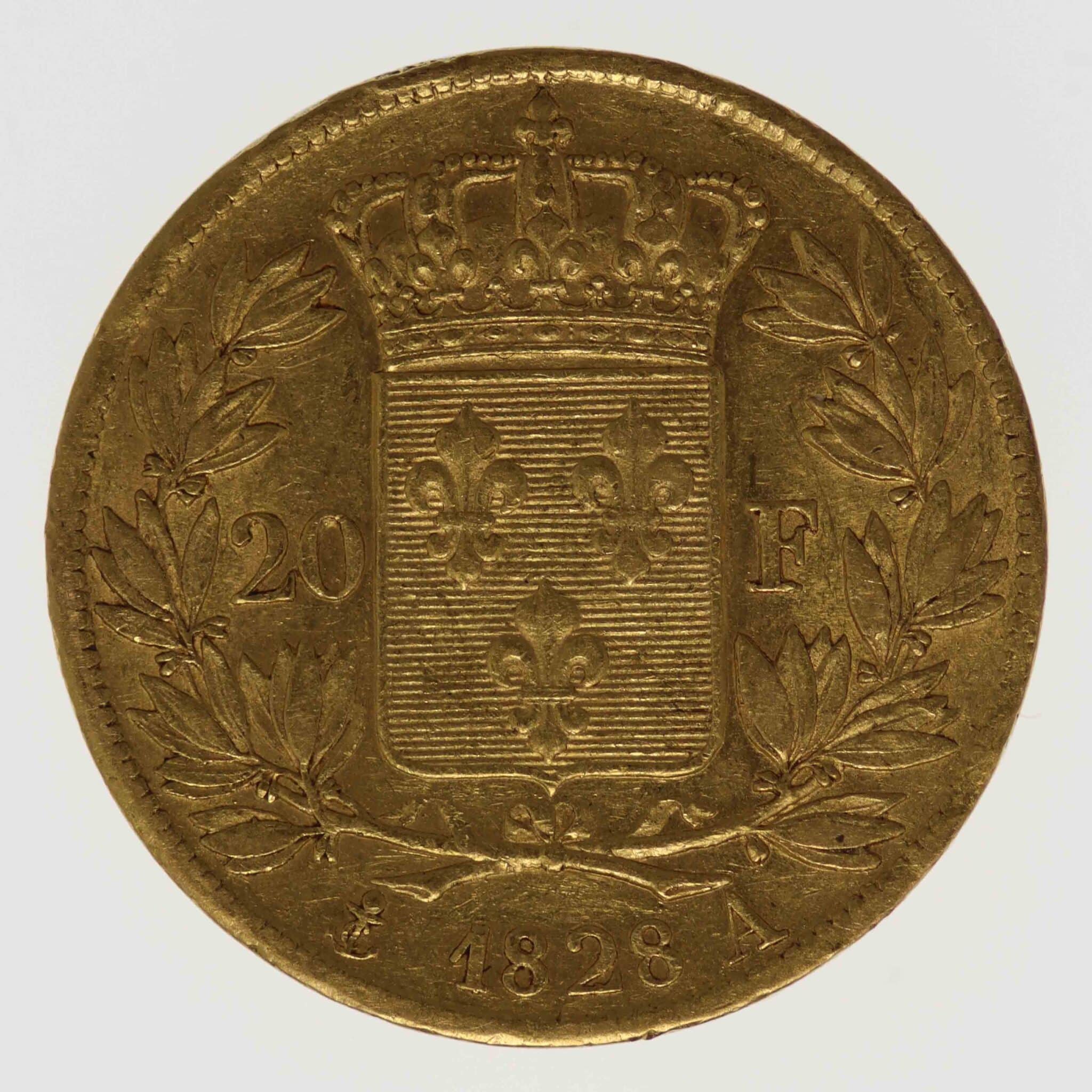 frankreich - Frankreich Charles X. 20 Francs 1828 A