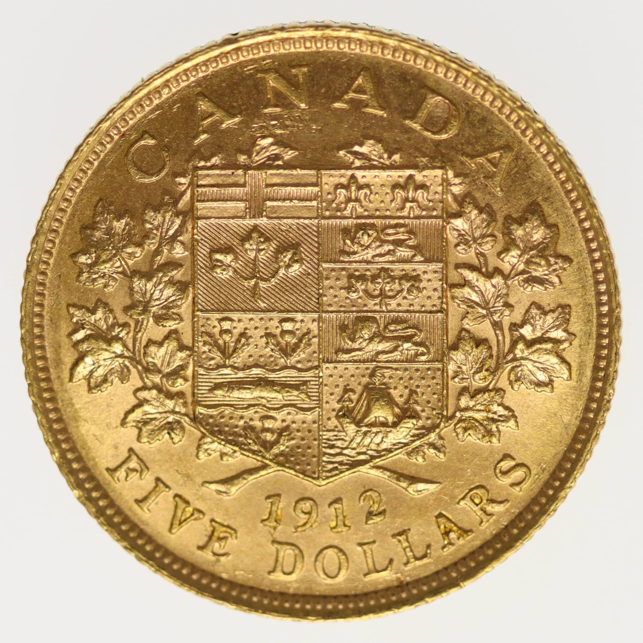 kanada - Kanada Georg V. 5 Dollars 1912