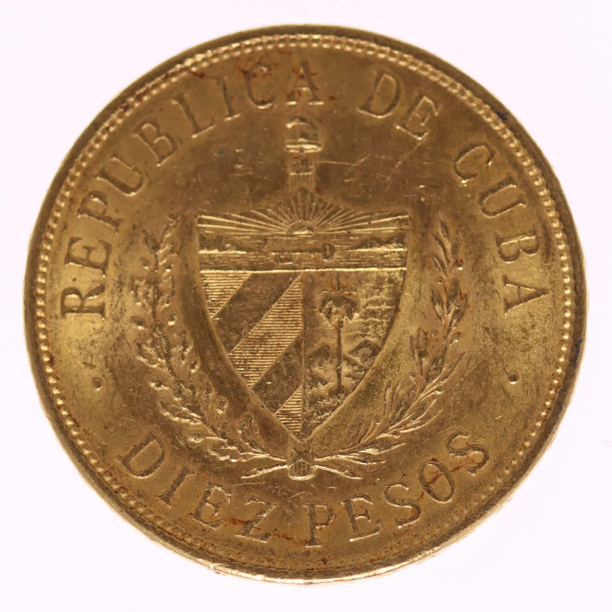 kuba - Kuba 10 Pesos 1916