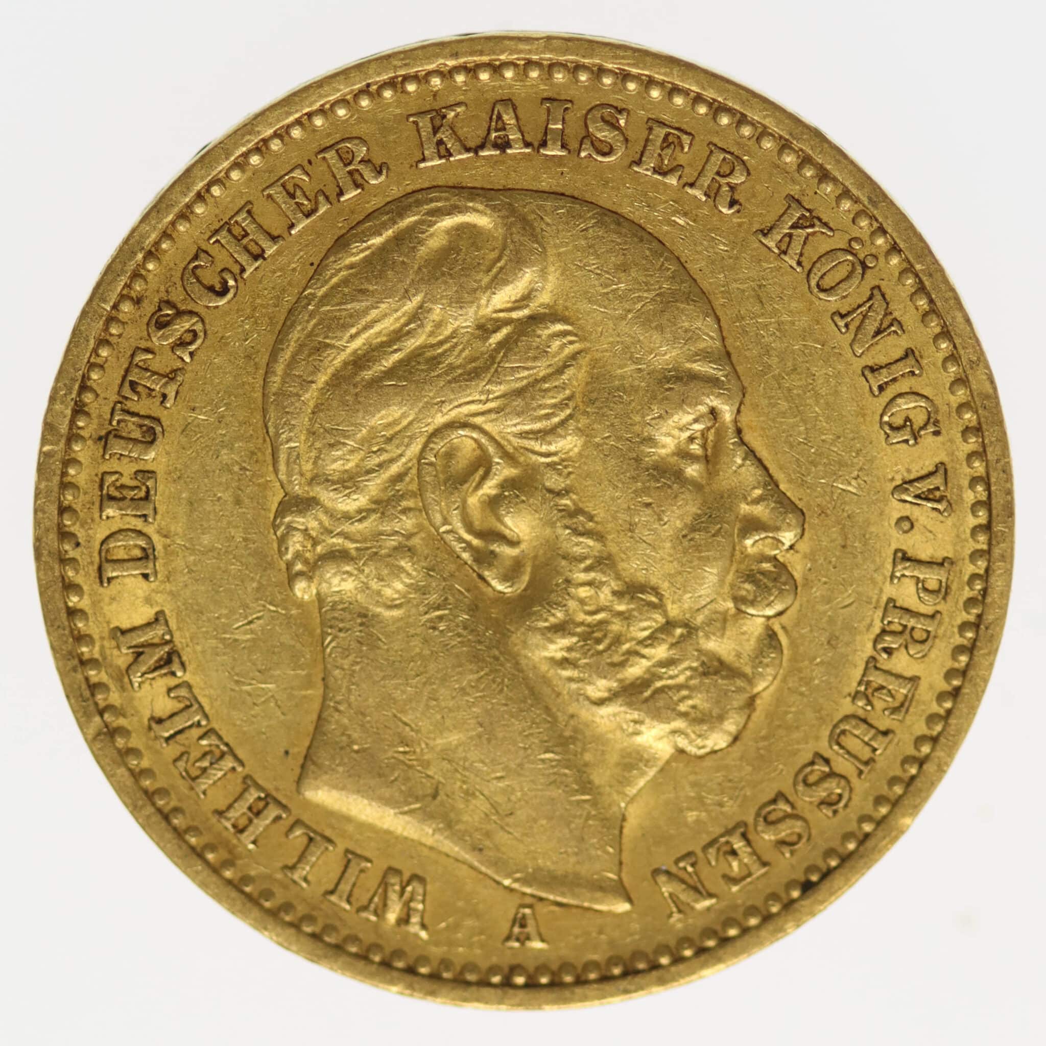 deutsches-kaiserreich-ab-1871 - Preussen Wilhelm I. 20 Mark 1888 A
