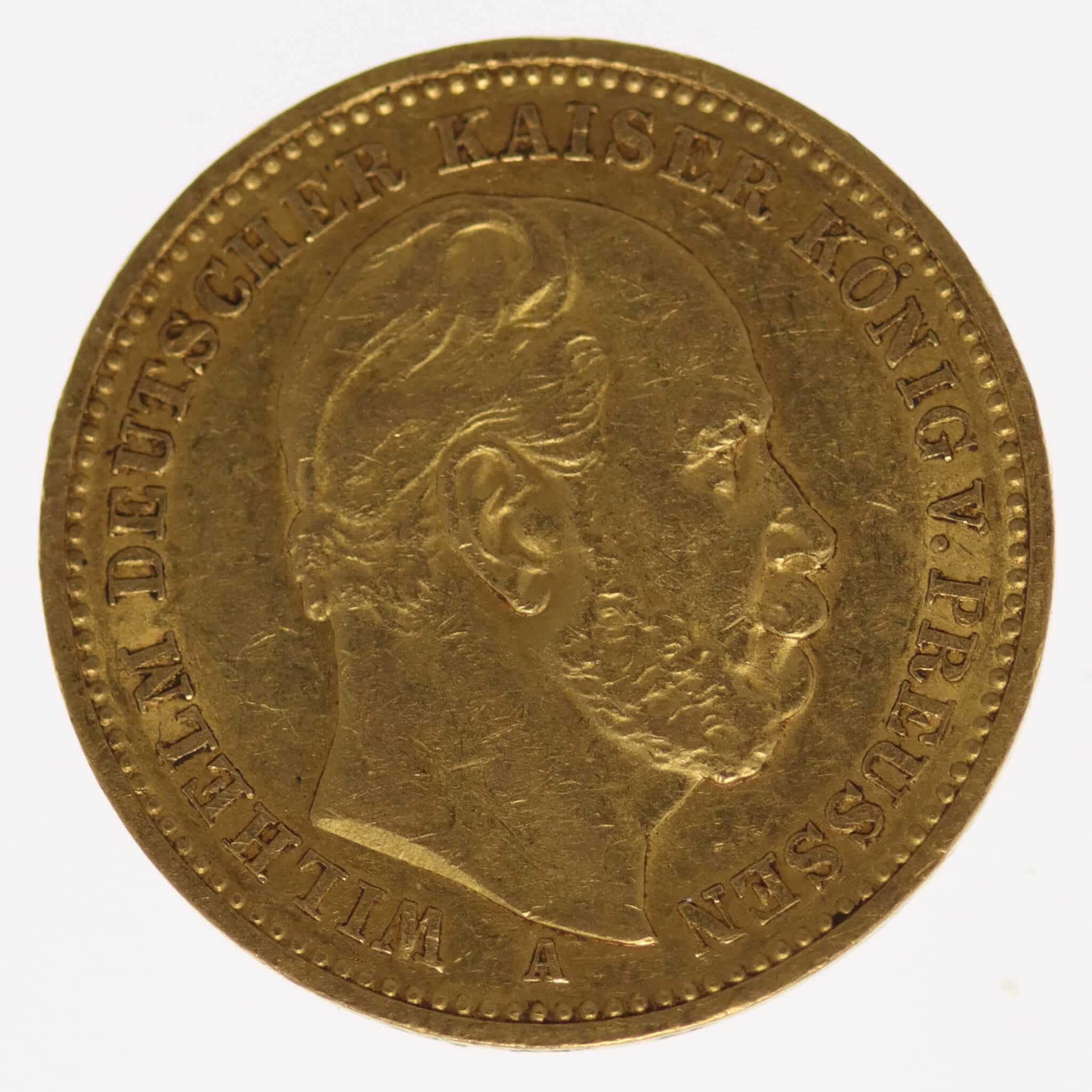 deutsches-kaiserreich-ab-1871 - Preussen Wilhelm I. 20 Mark 1888 A