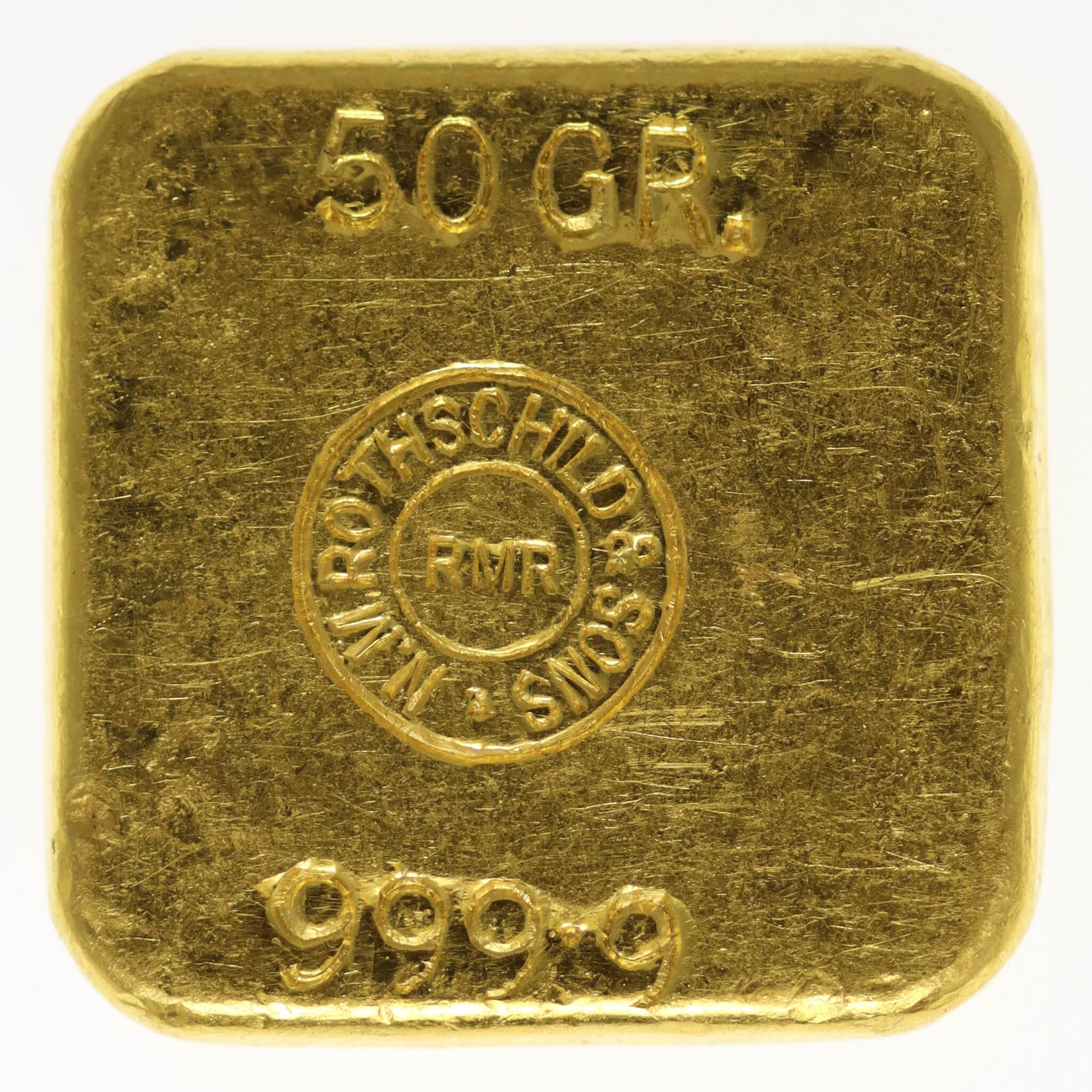 - Themenspecial: Historische Goldbarren