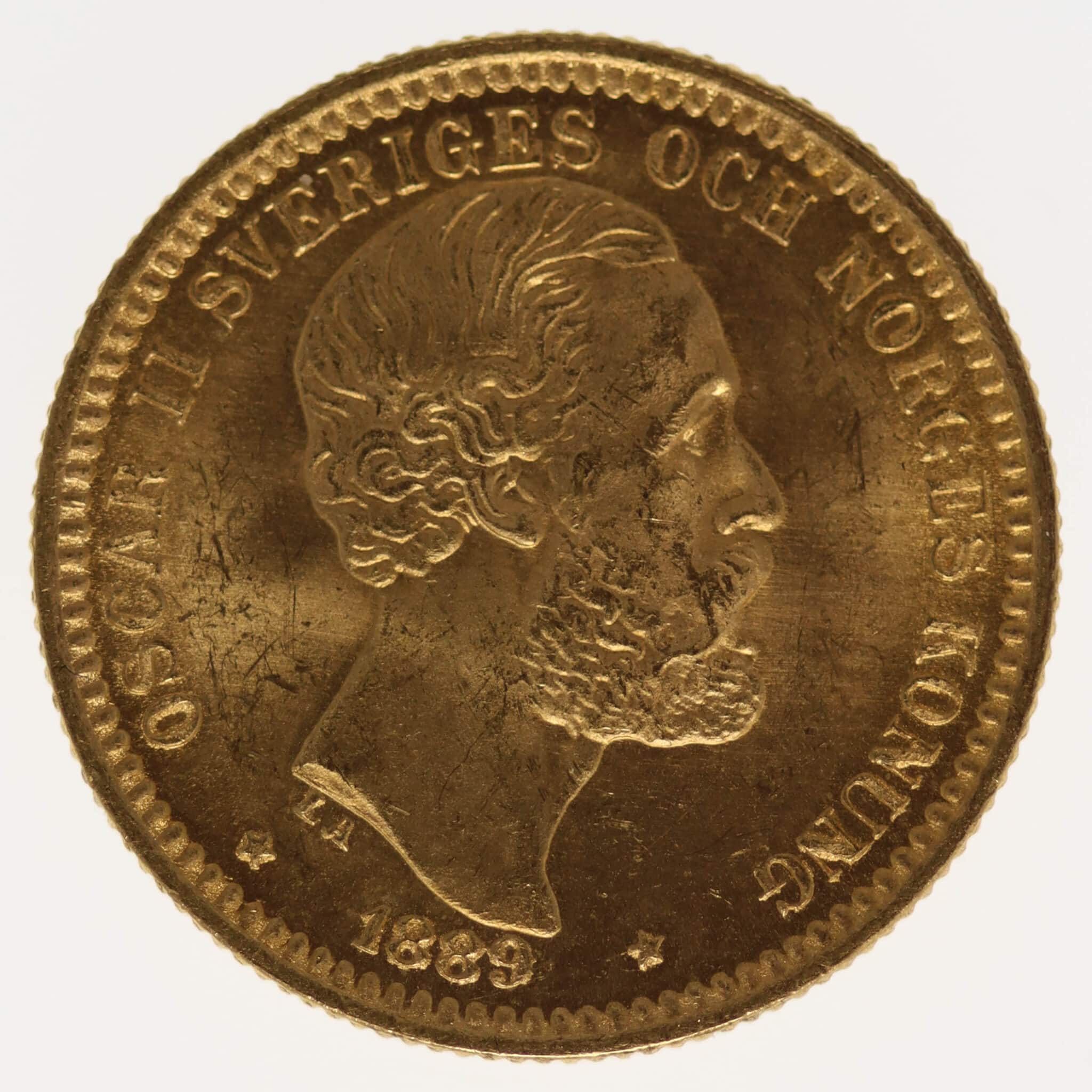 schweden - Schweden Oskar II. 20 Kronen 1889 E.B.