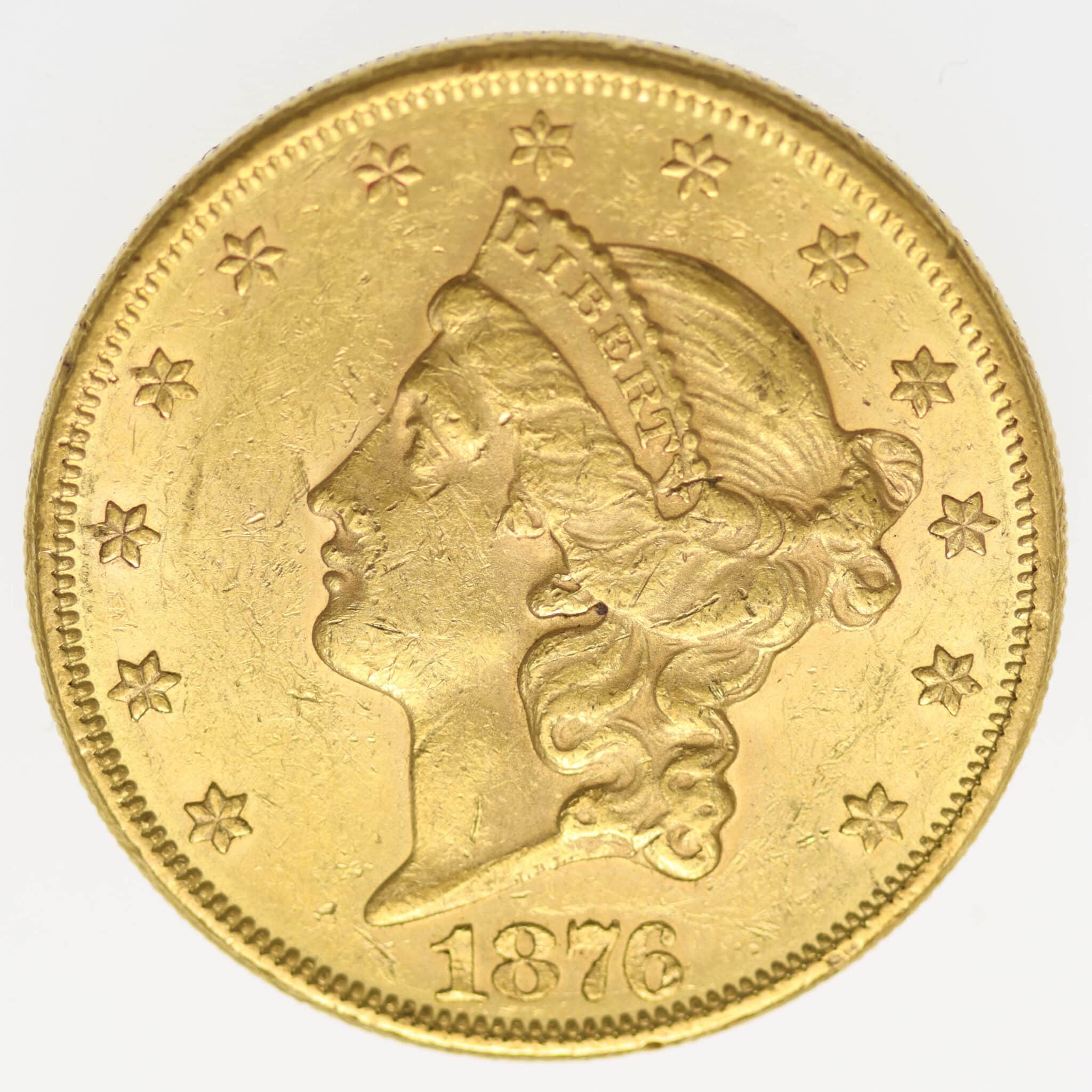 usa - USA 20 Dollars 1876 Liberty / Kopf
