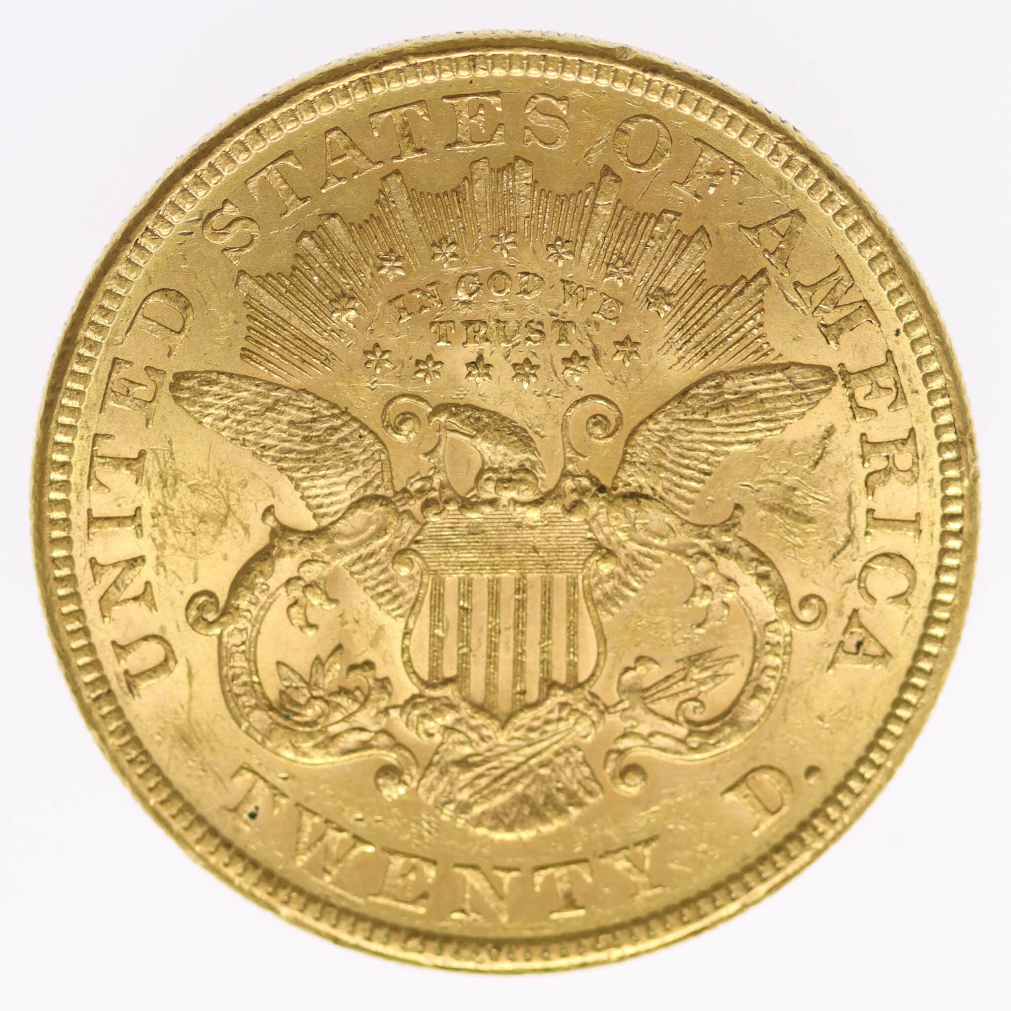 usa - USA 20 Dollars 1876 Liberty / Kopf