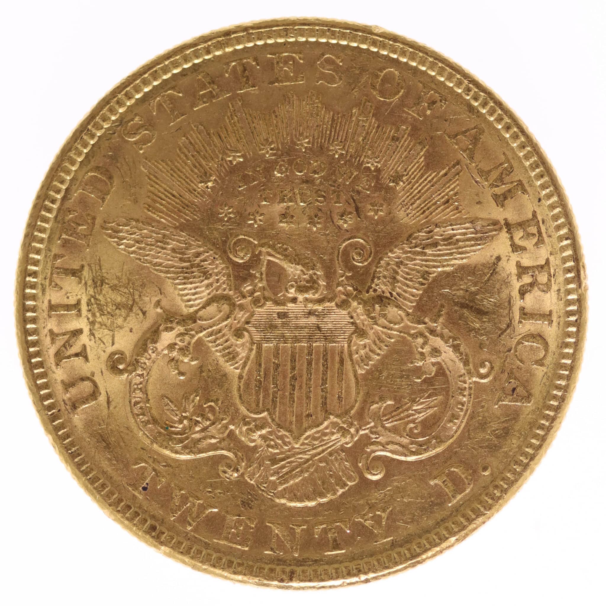 usa - USA 20 Dollars 1876 Liberty / Kopf