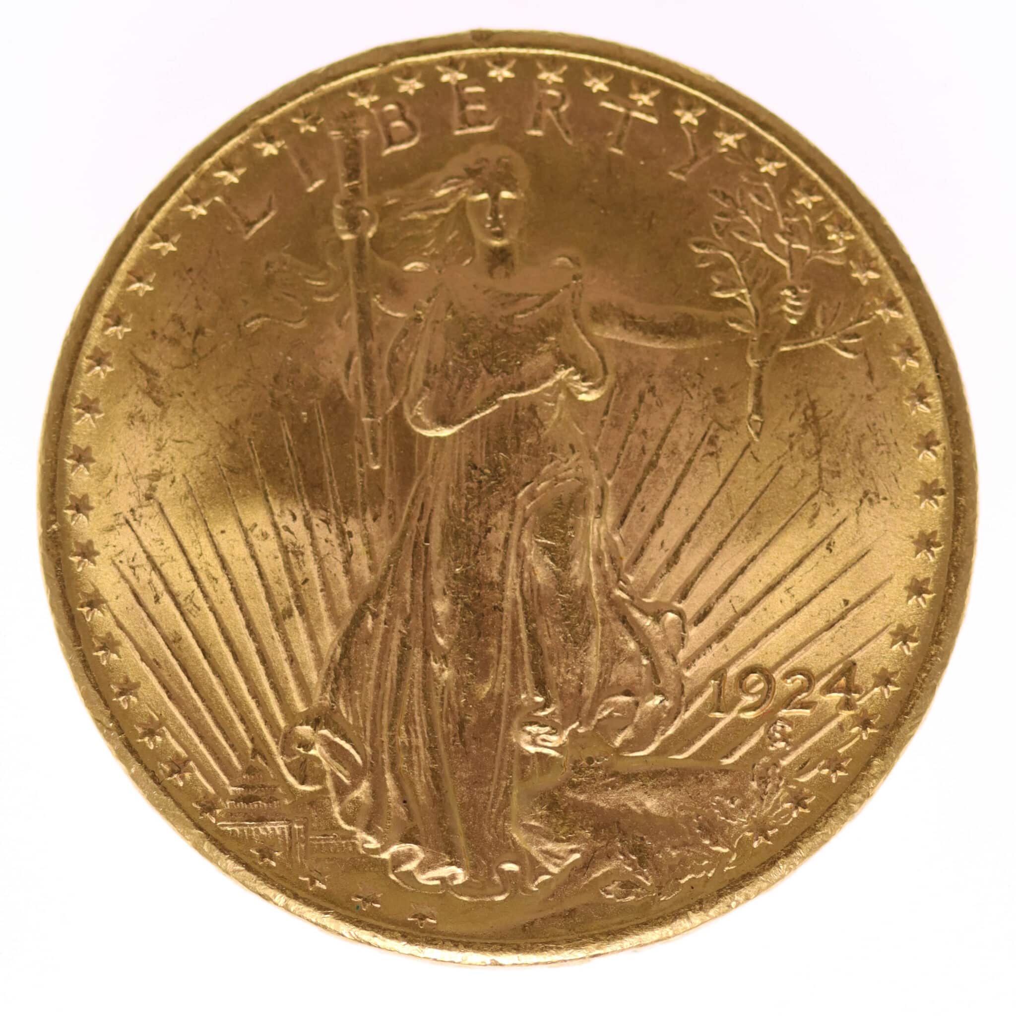 usa - USA 20 Dollars 1924 Statue