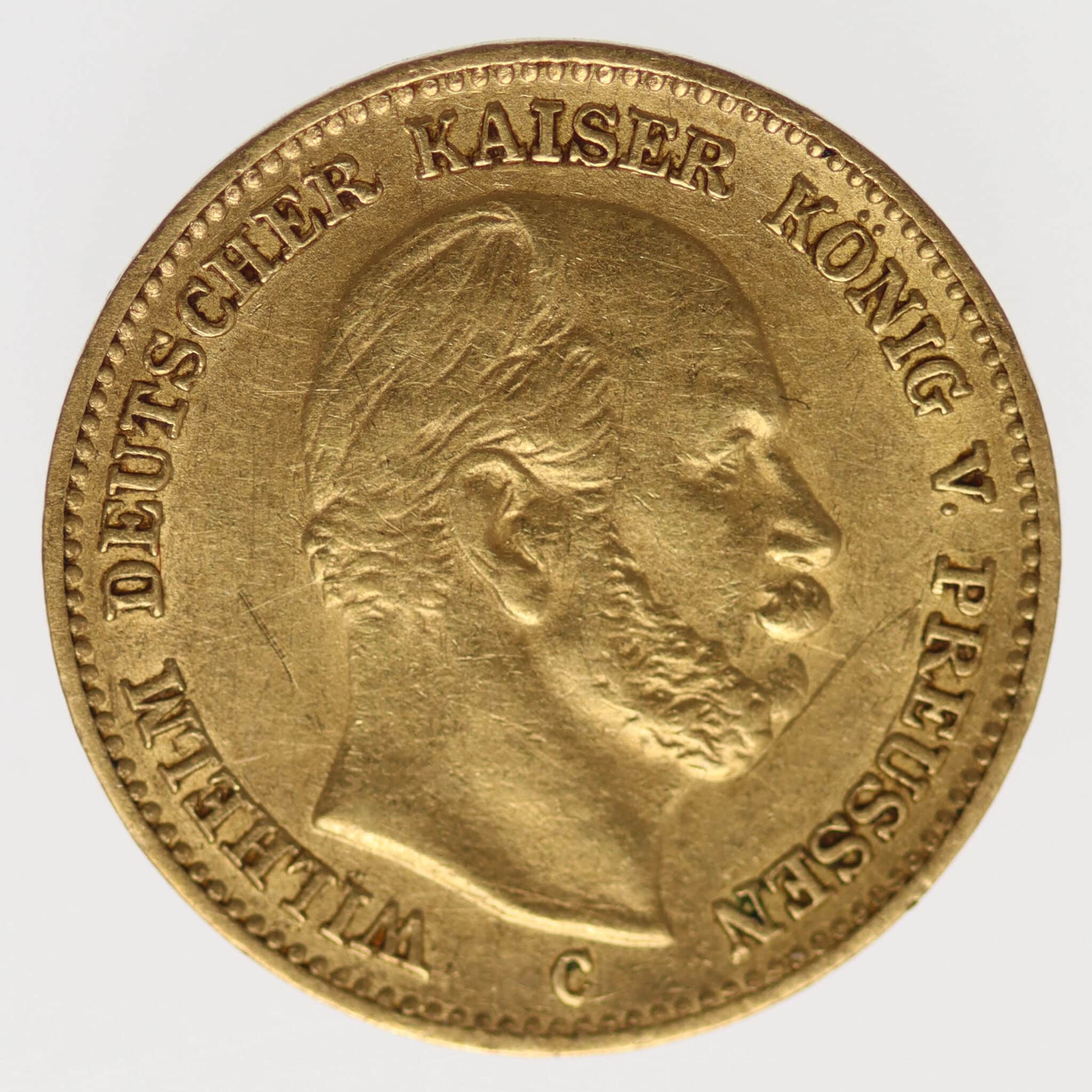 deutsches-kaiserreich-ab-1871 - Preussen Wilhelm I. 5 Mark 1877 C