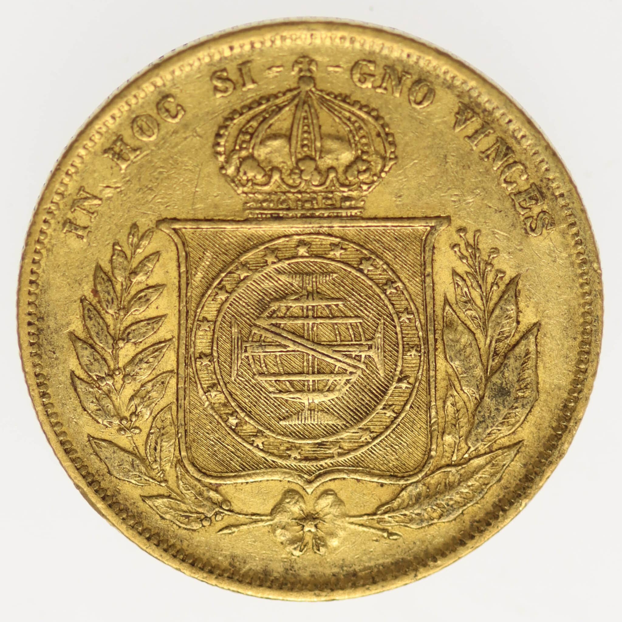 brasilien - Brasilien Pedro II. 10.000 Reis 1885