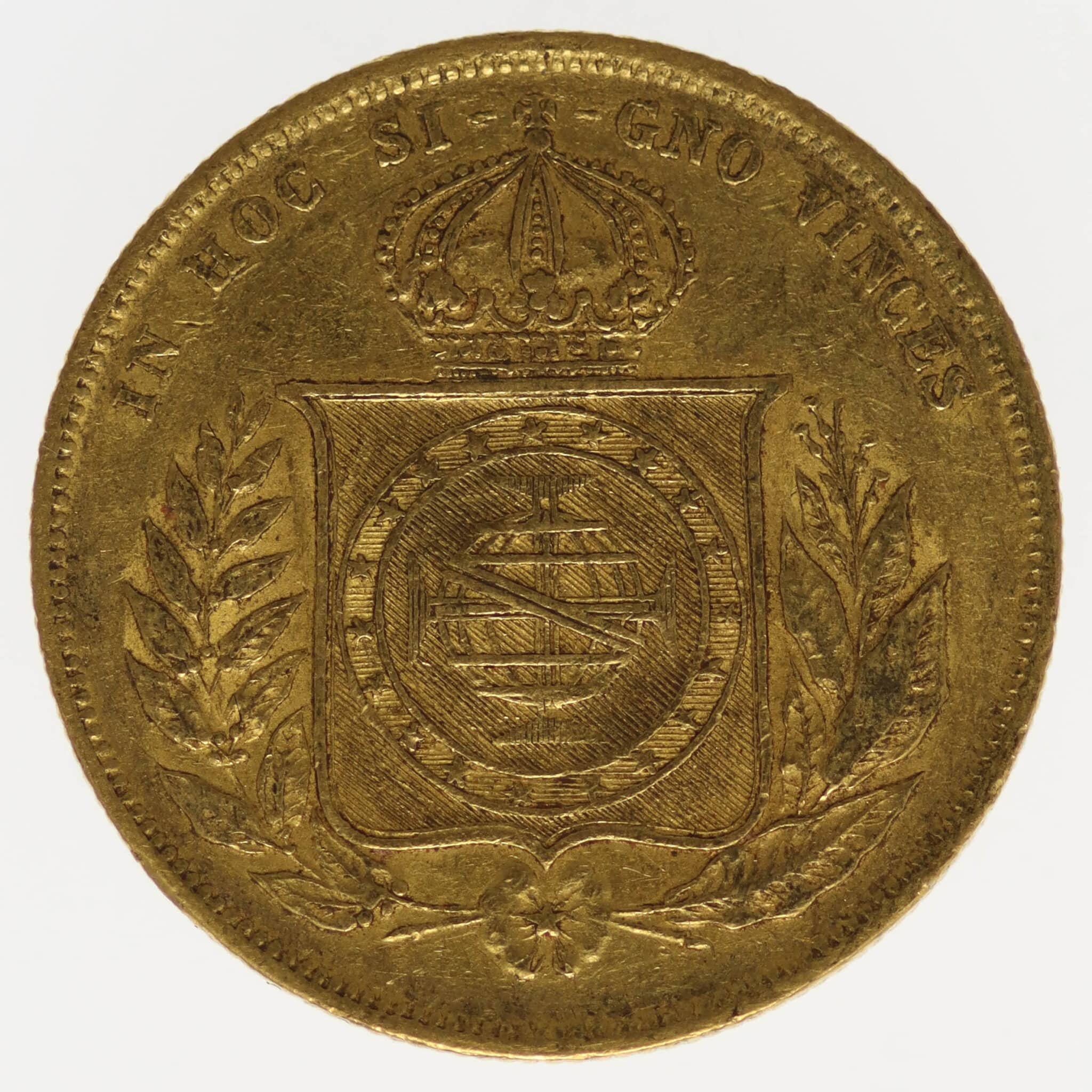 brasilien - Brasilien Pedro II. 10.000 Reis 1885