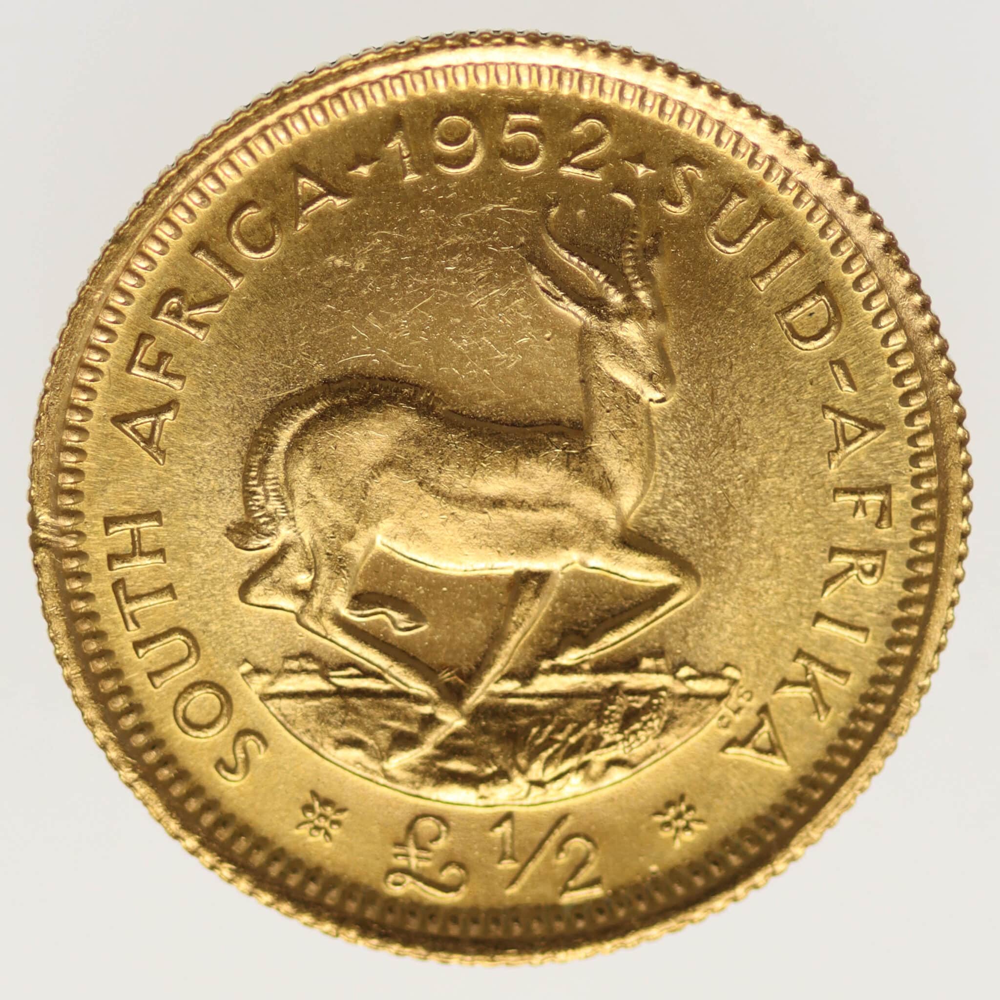 suedafrika - Südafrika Georg VI. Half Pound 1952