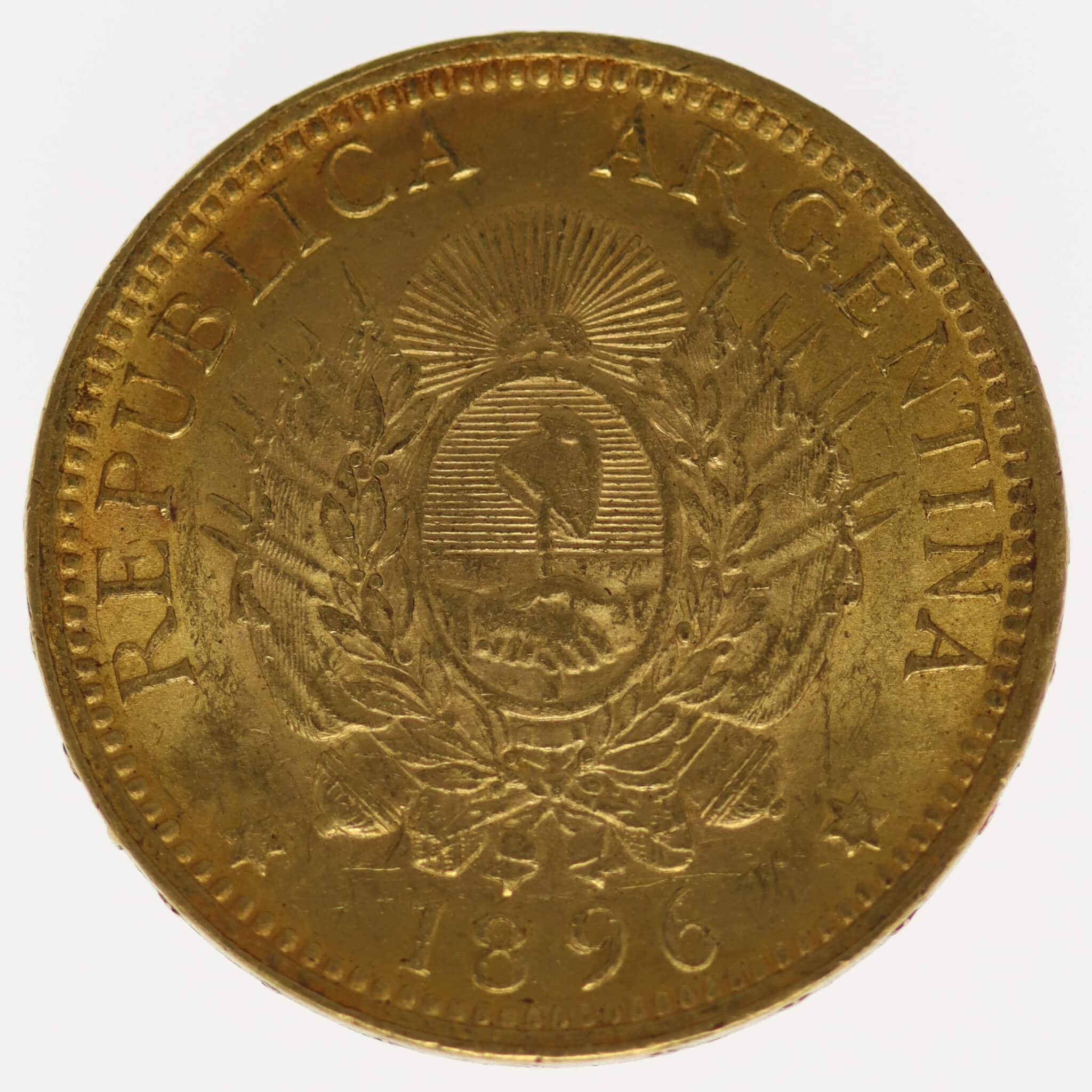argentinien - Argentinien 5 Pesos / Argentino 1896