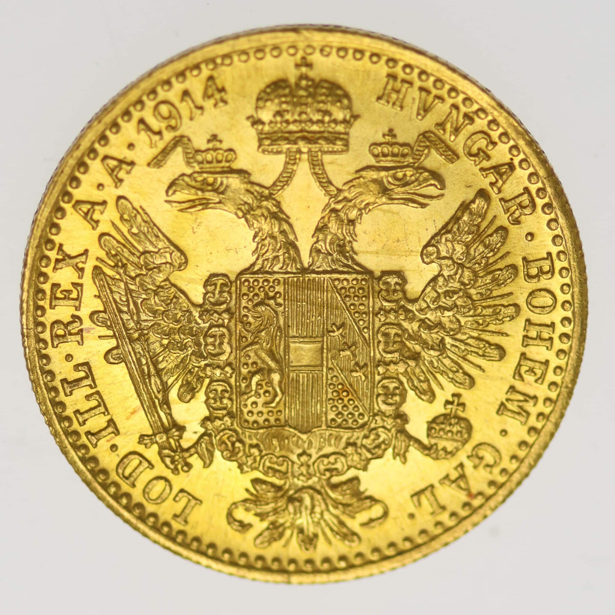 oesterreich - Österreich Kaiserreich Franz Joseph I. Dukat 1914