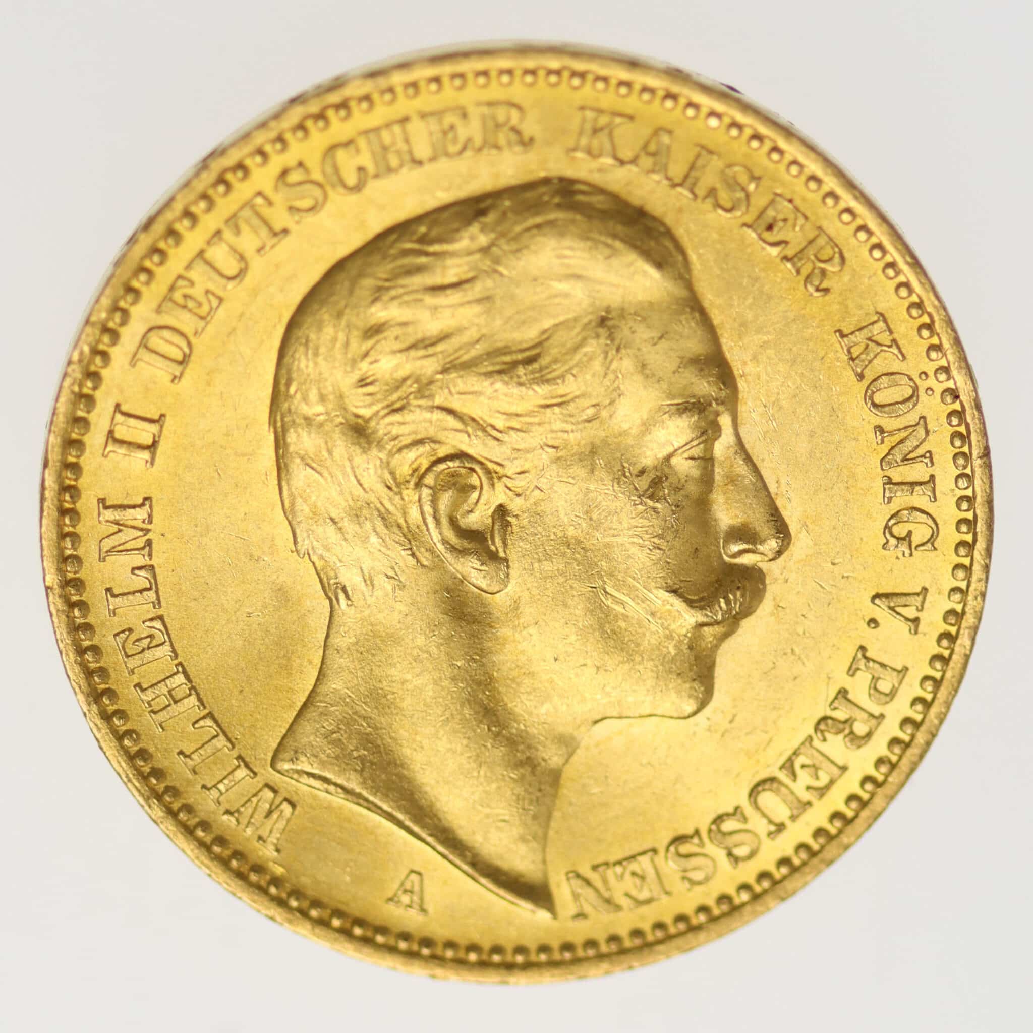 deutsches-kaiserreich-ab-1871 - Preussen Wilhelm II. 20 Mark 1902 A